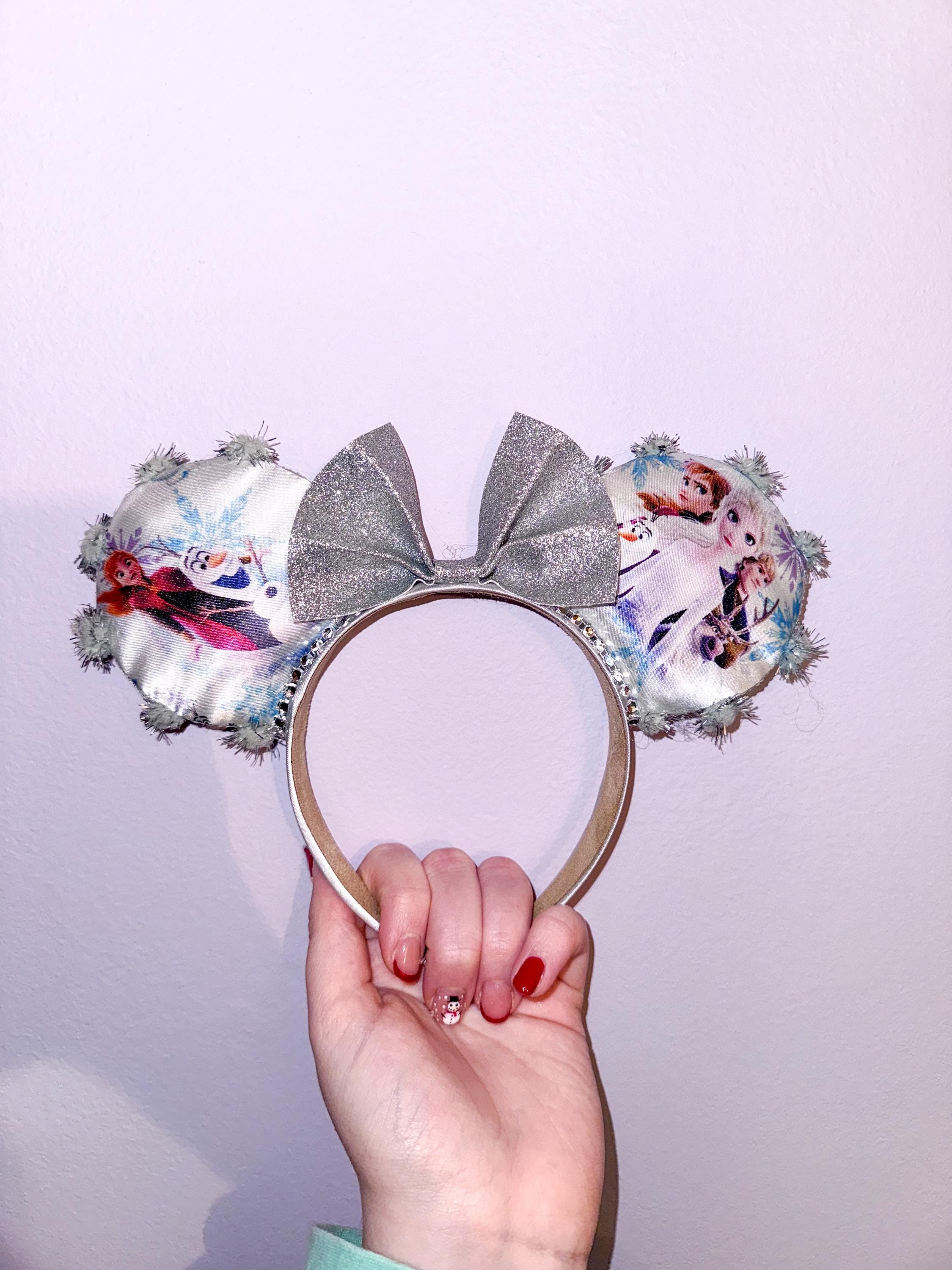 Handmade Disney Frozen  Inspired Mickey Ears