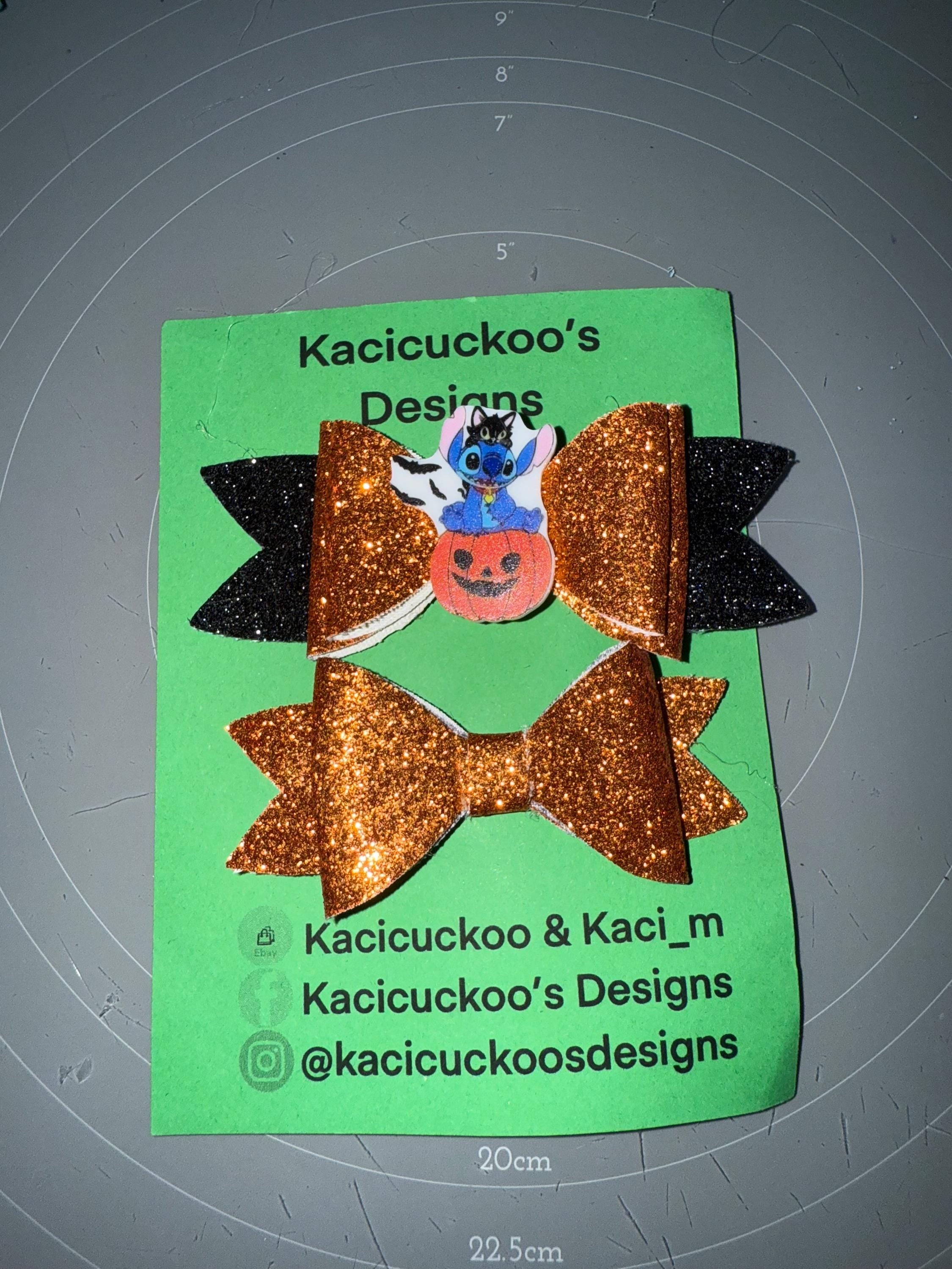 Handmade Stitch Halloween Inspired Bows