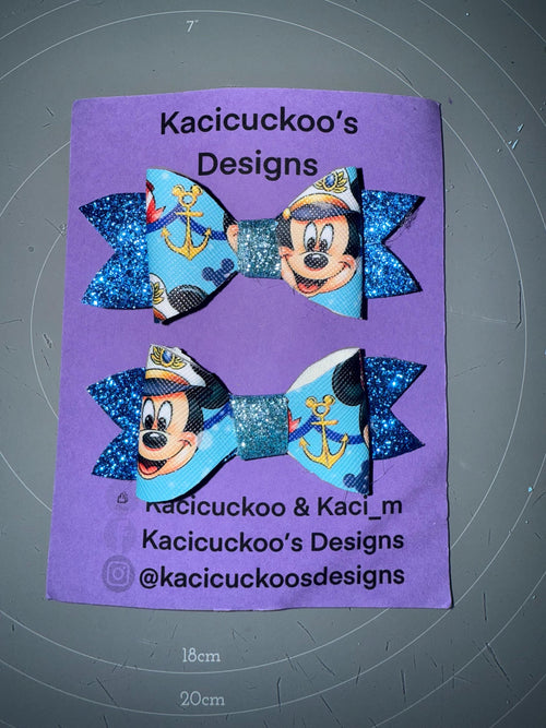 Handmade Disney Cruise Line Inspired Bows