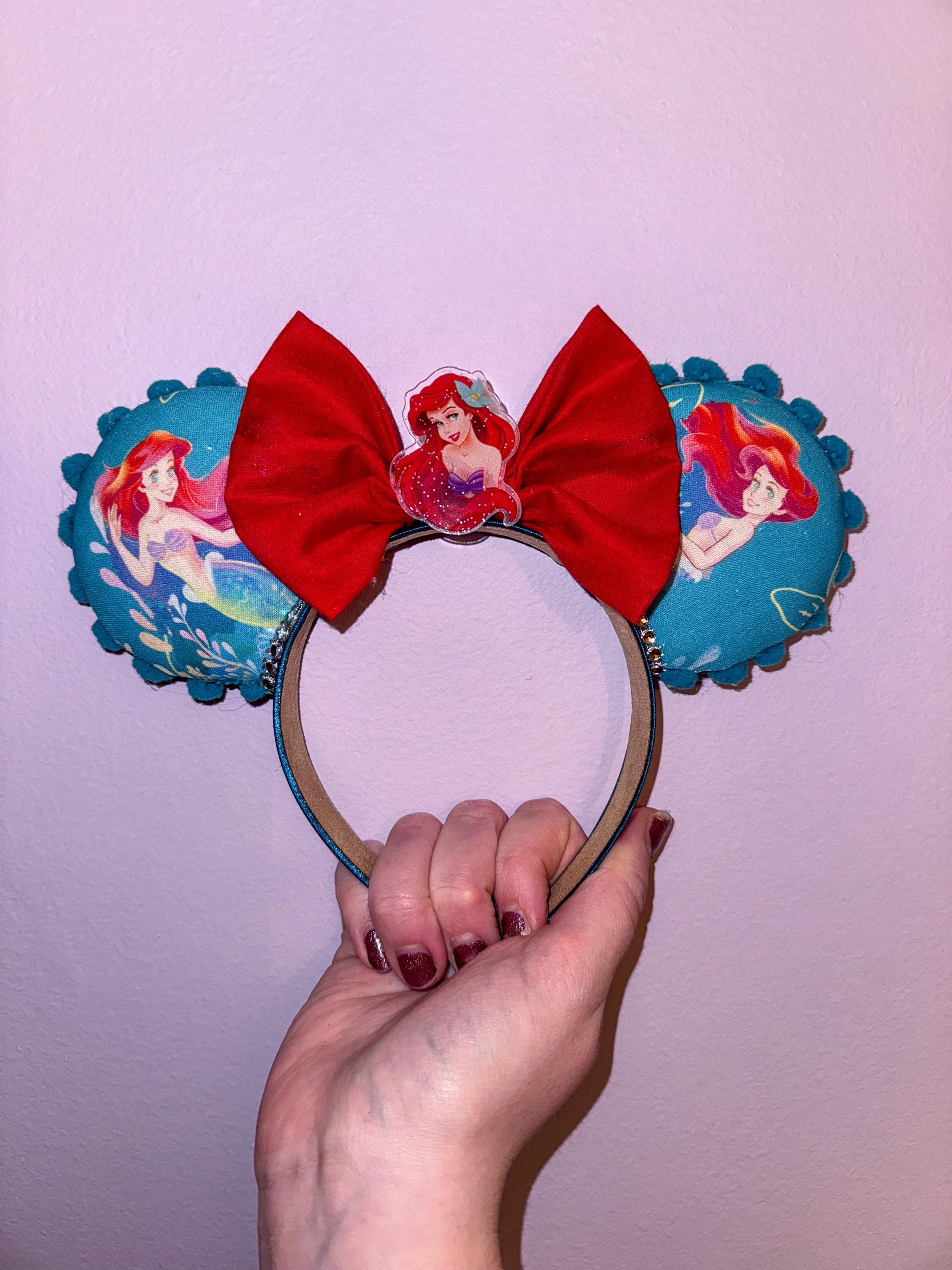 Handmade Disney Little Mermaid Inspired Mickey Ears