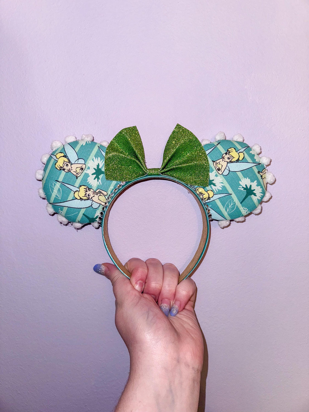 Handmade Disney Peter Pan/TinkerBell Inspired Mickey Ears
