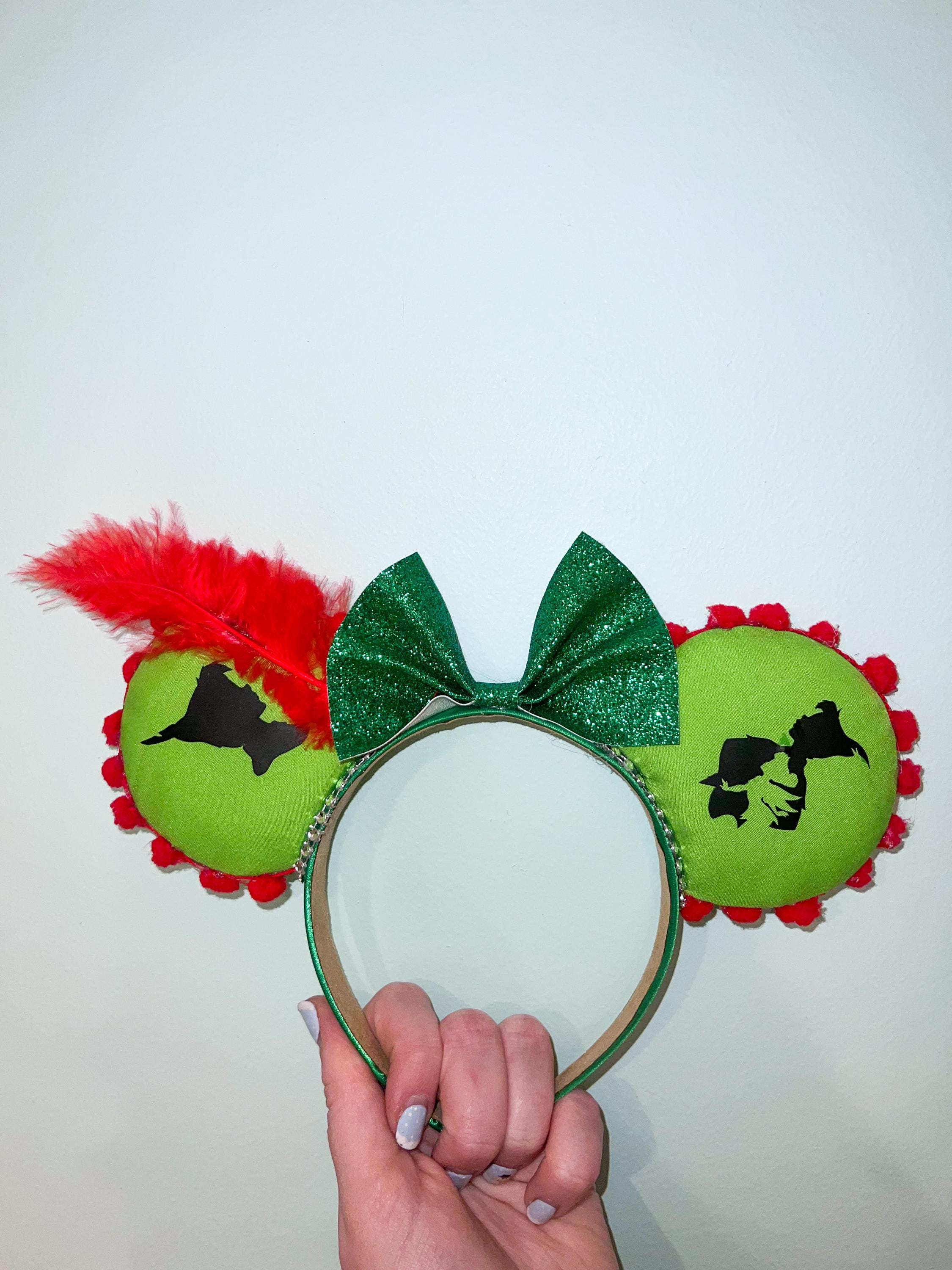 Handmade Disney Peter Pan/TinkerBell Inspired Mickey Ears
