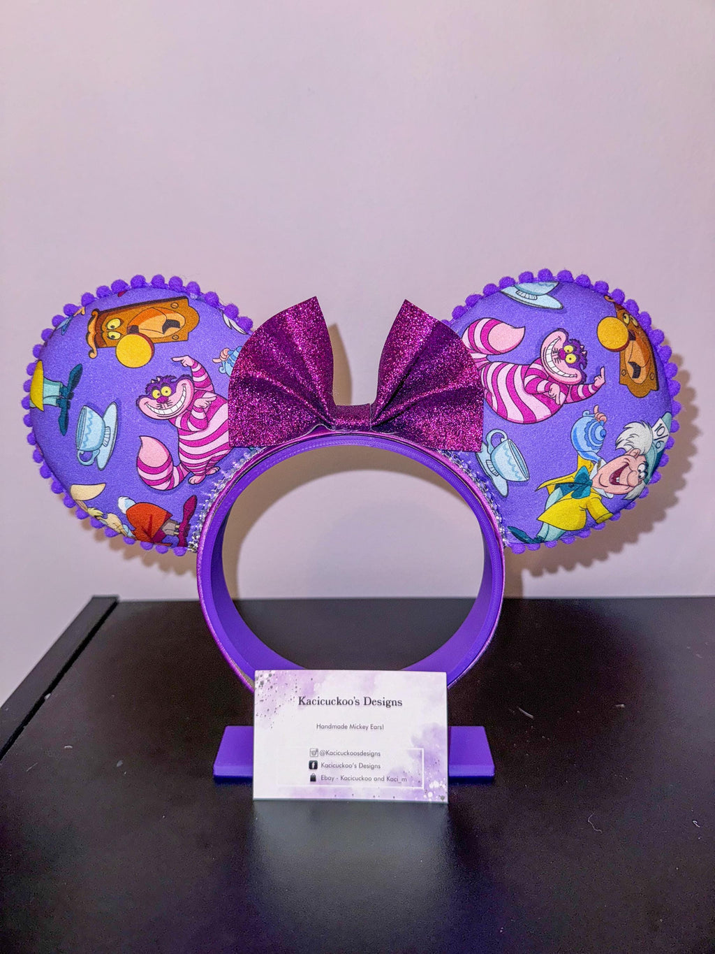 Handmade Alice In Wonderland Inspired Mickey Ears