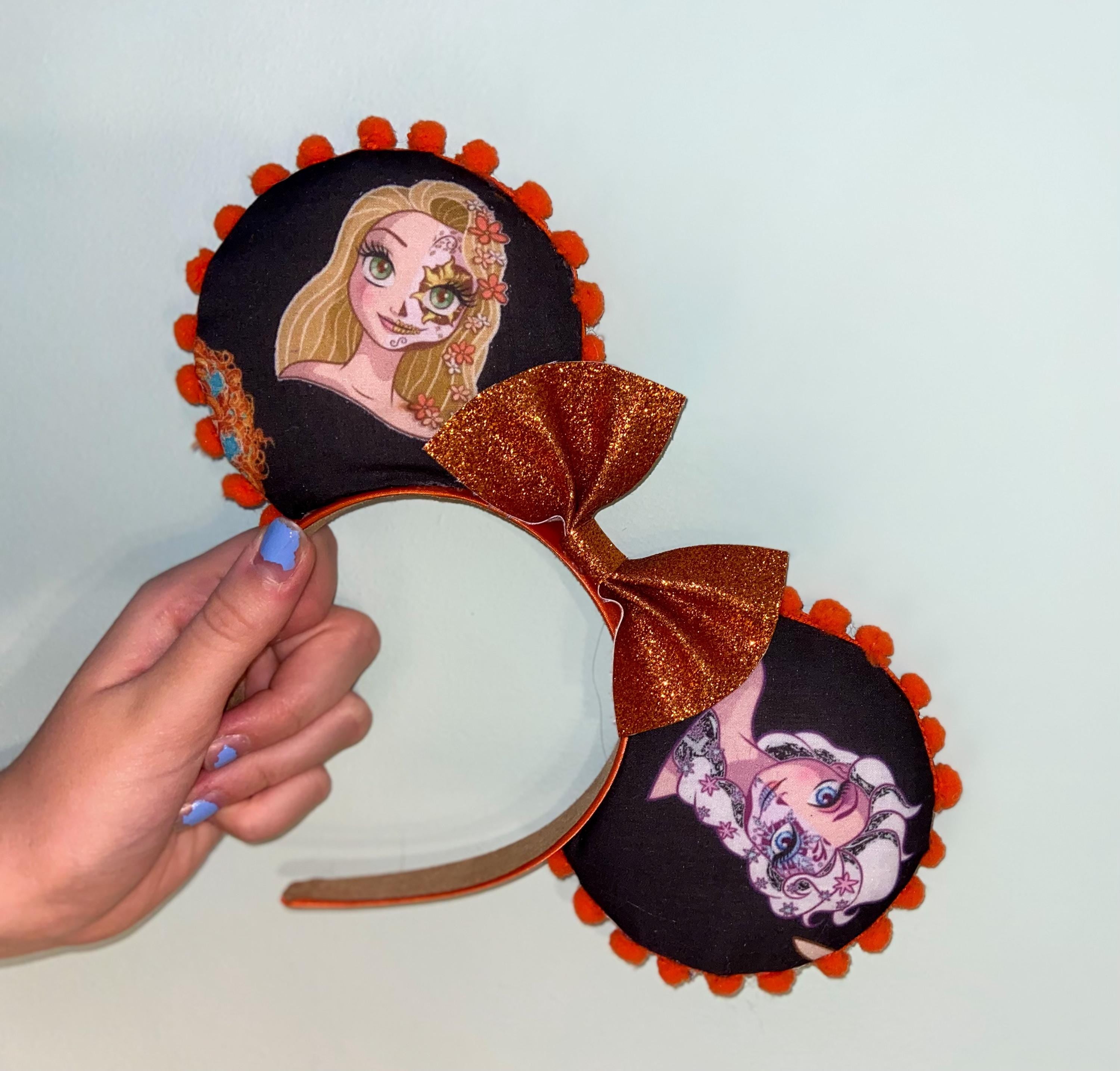 Handmade Halloween nspired Mickey Ears
