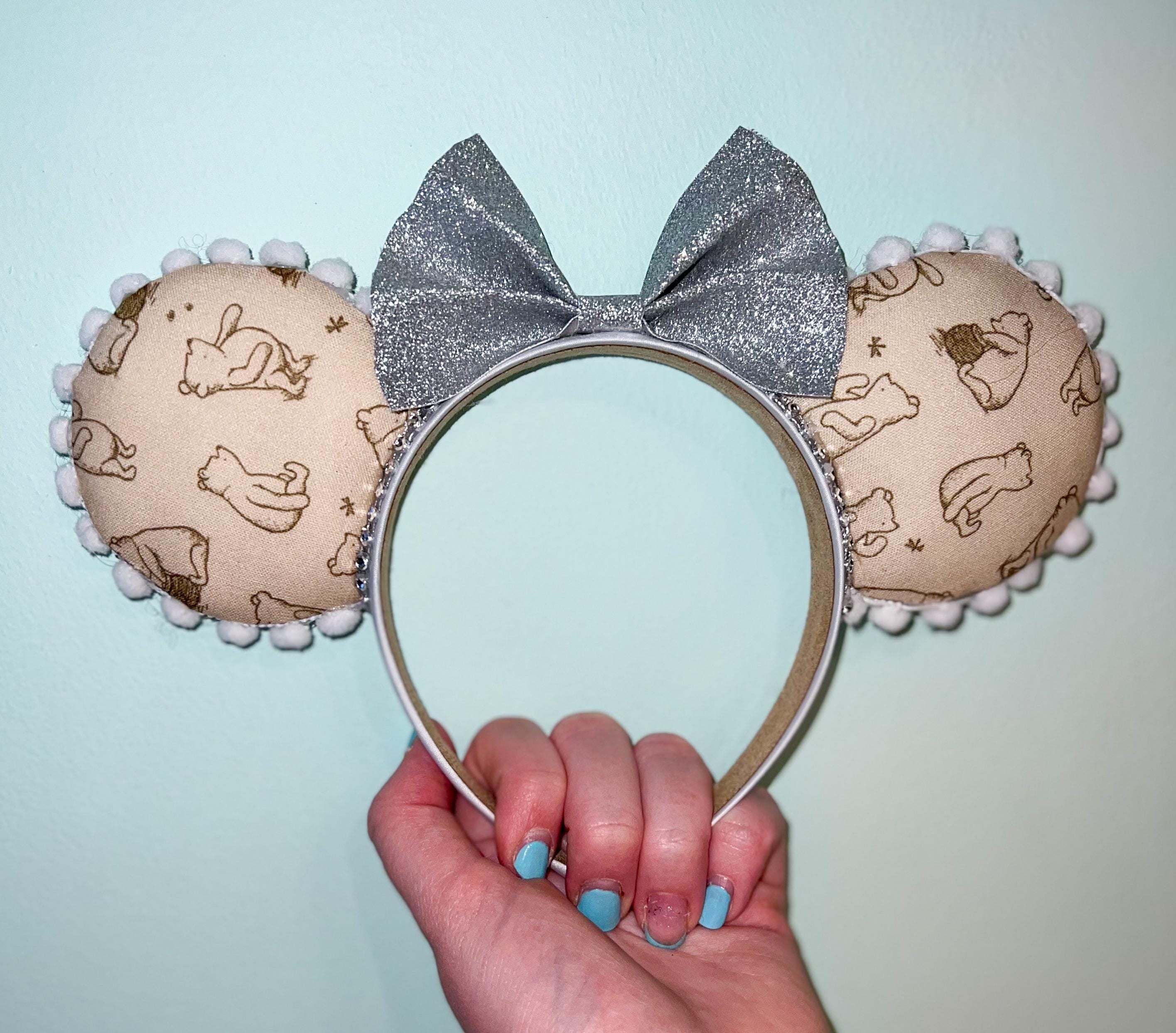 Handmade Winnie The Pooh  Inspired Mickey Ears