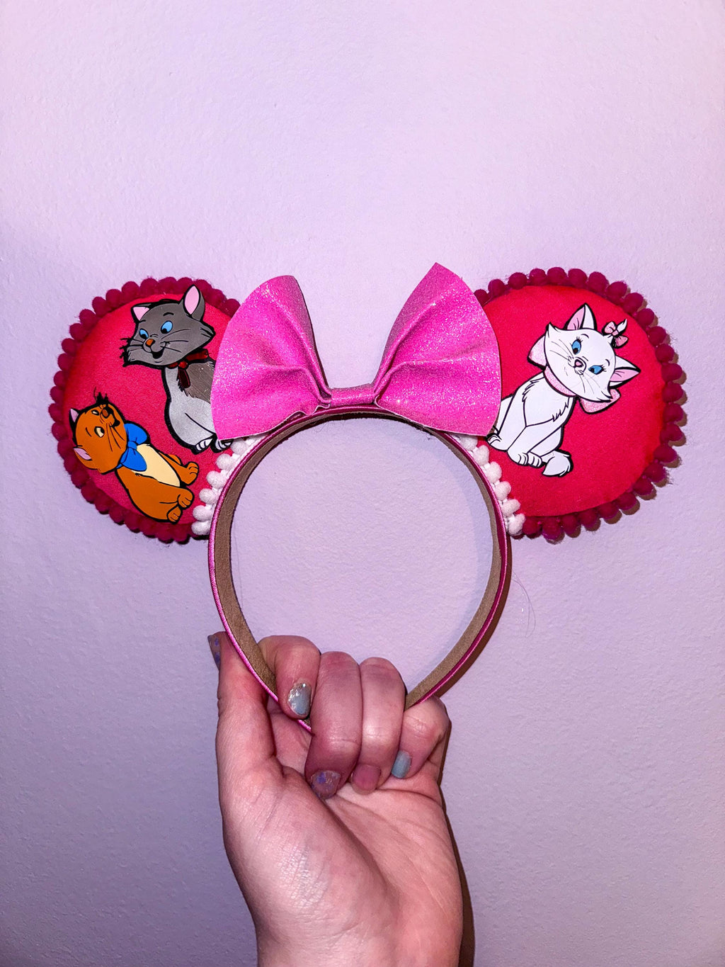 Handmade Disney Aristocats Inspired Mickey Ears
