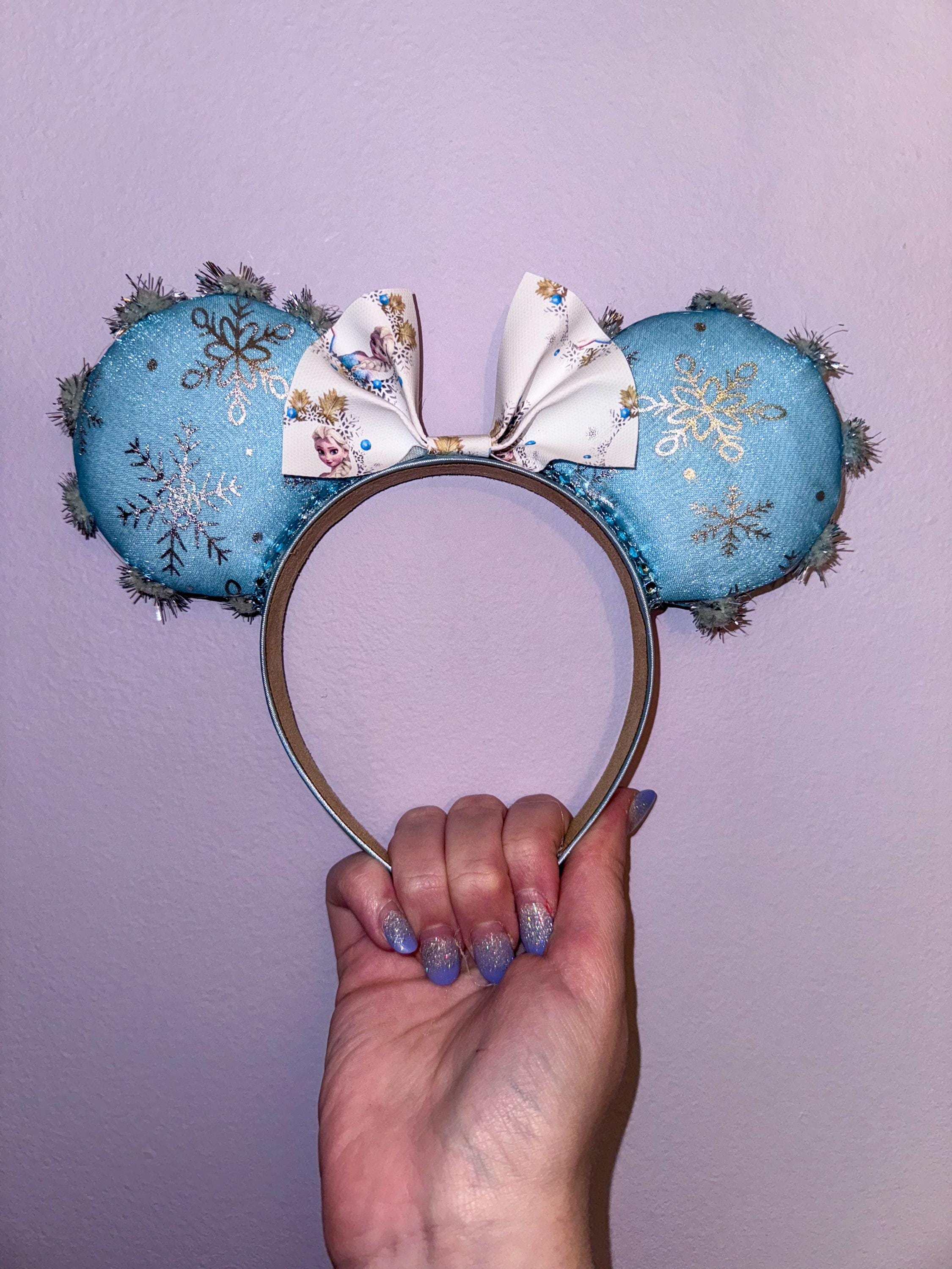 Handmade Disney Frozen  Inspired Mickey Ears
