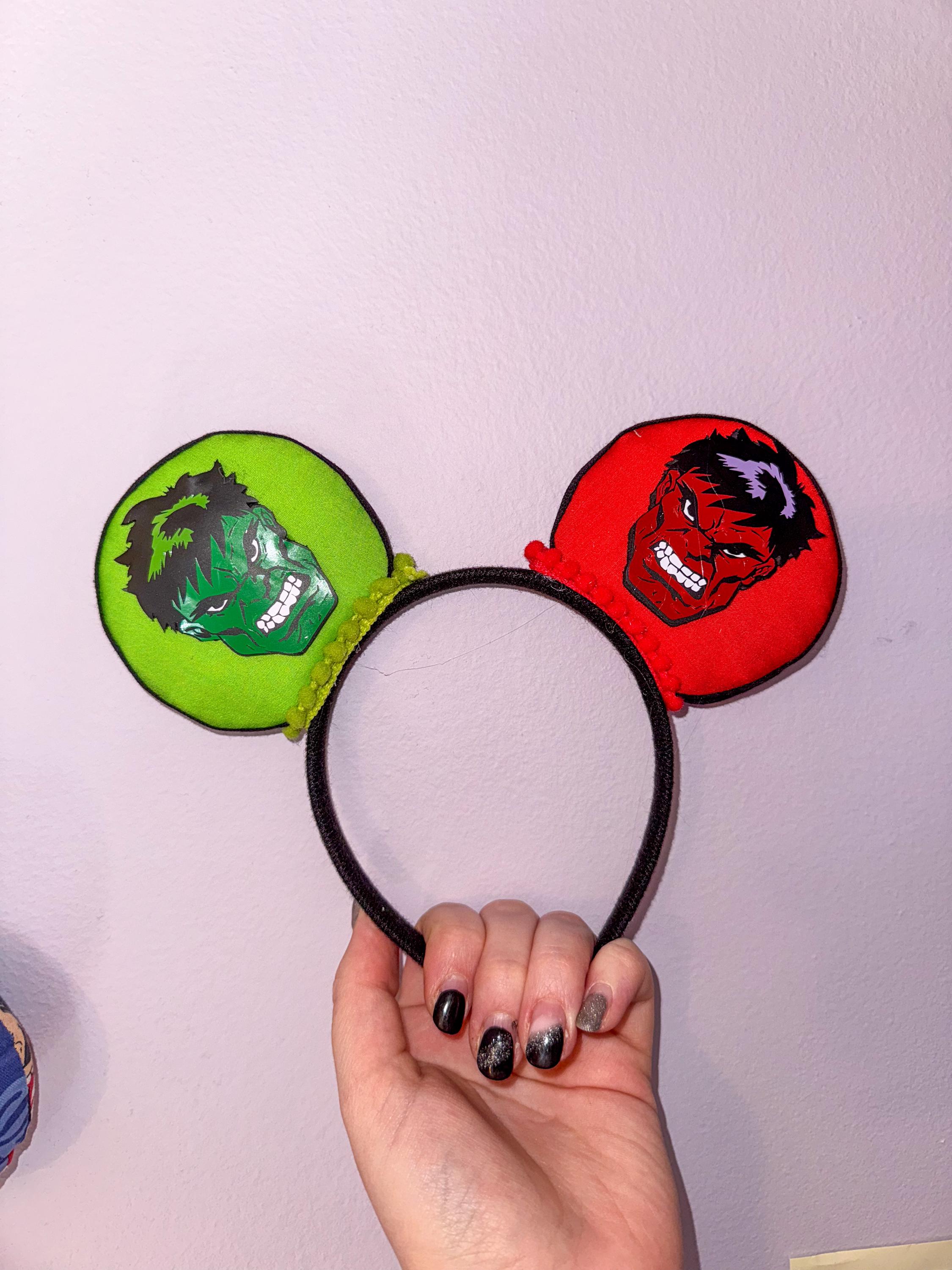 Handmade Marvel Avengers  Inspired Mickey Ears