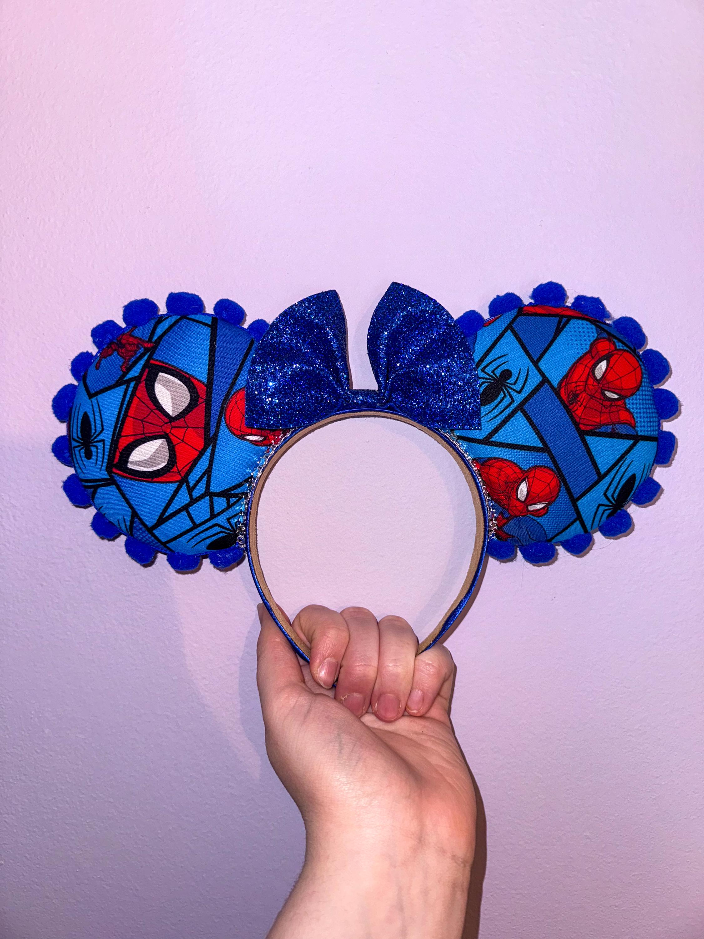 Handmade Marvel Spider-Man  Inspired Mickey Ears
