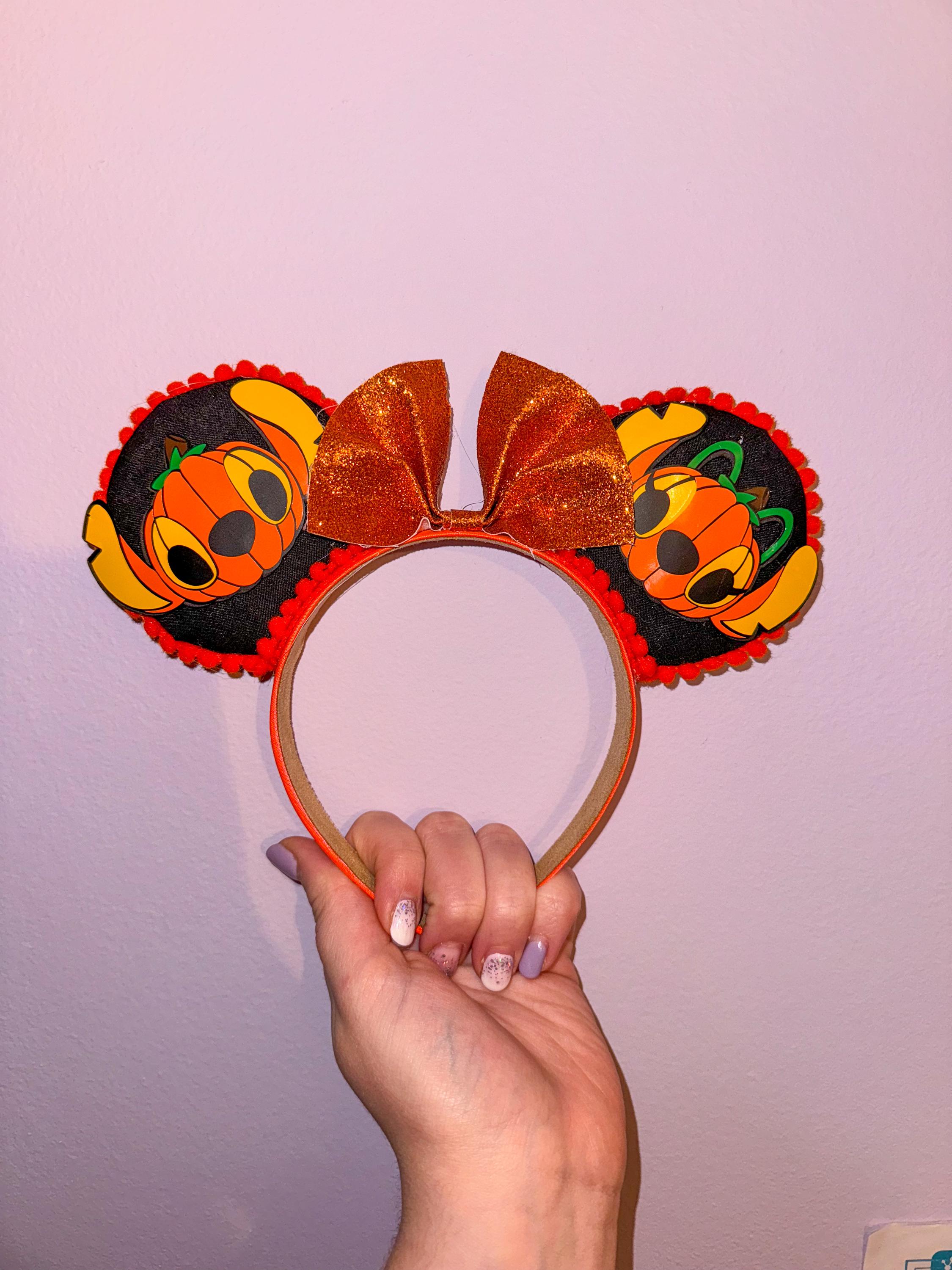 Handmade Halloween nspired Mickey Ears