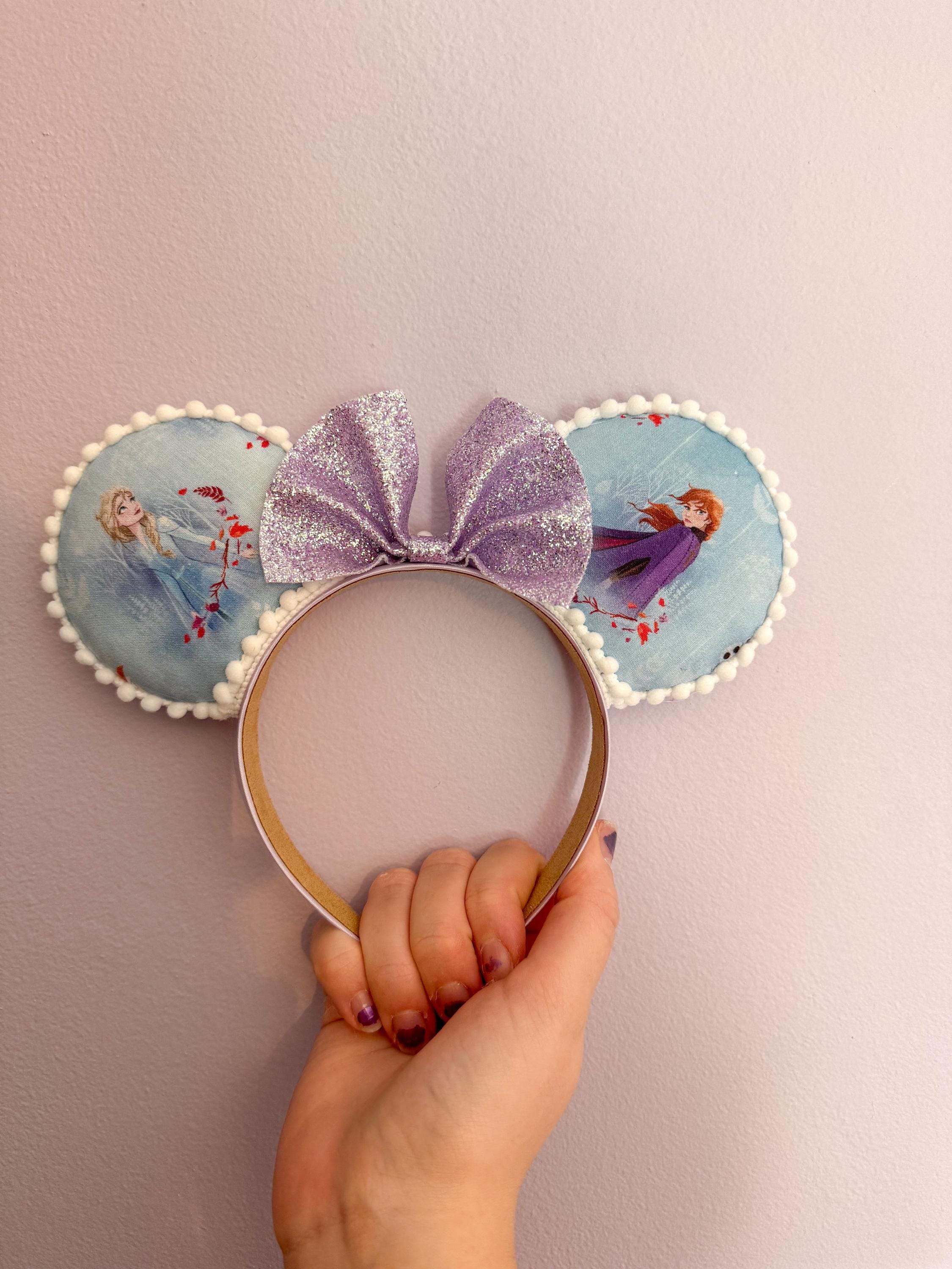 Handmade Disney Frozen  Inspired Mickey Ears