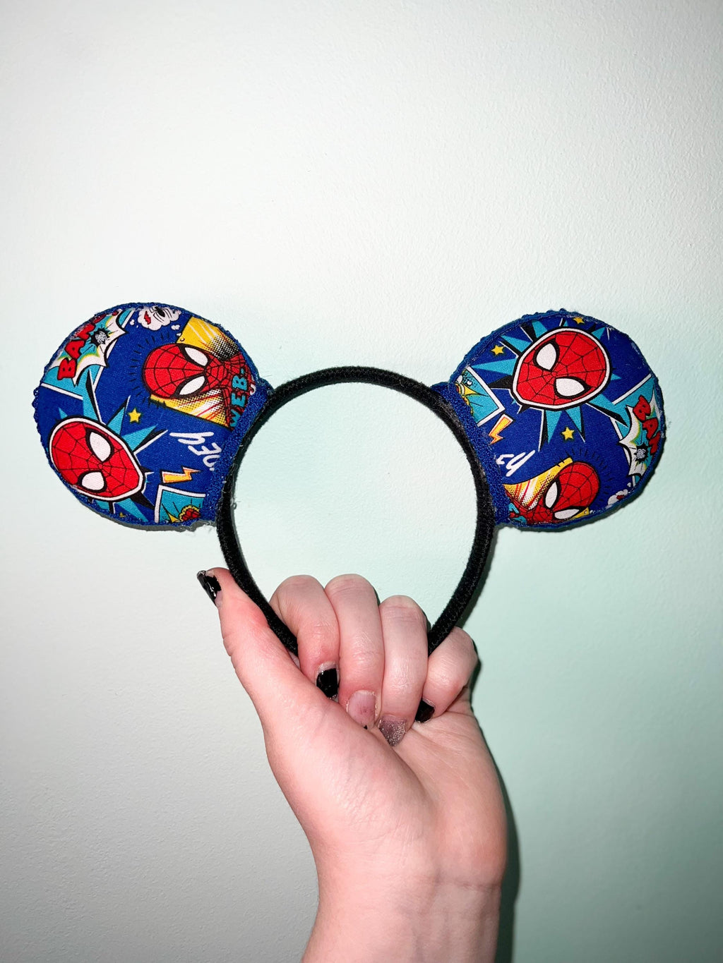 Handmade Marvel Spider-Man  Inspired Mickey Ears
