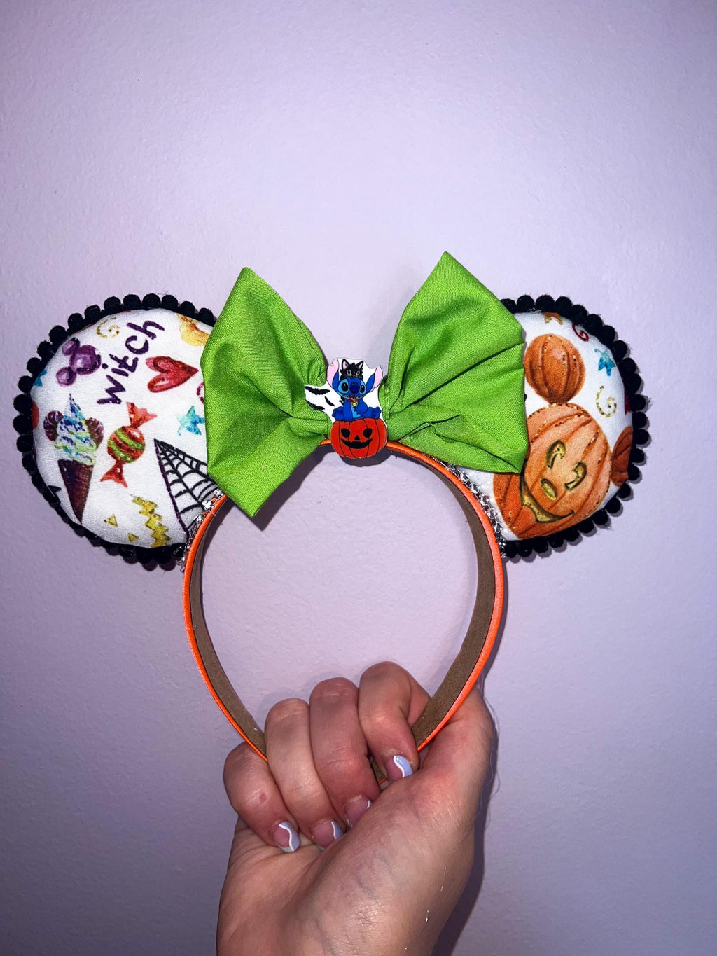Handmade Halloween nspired Mickey Ears