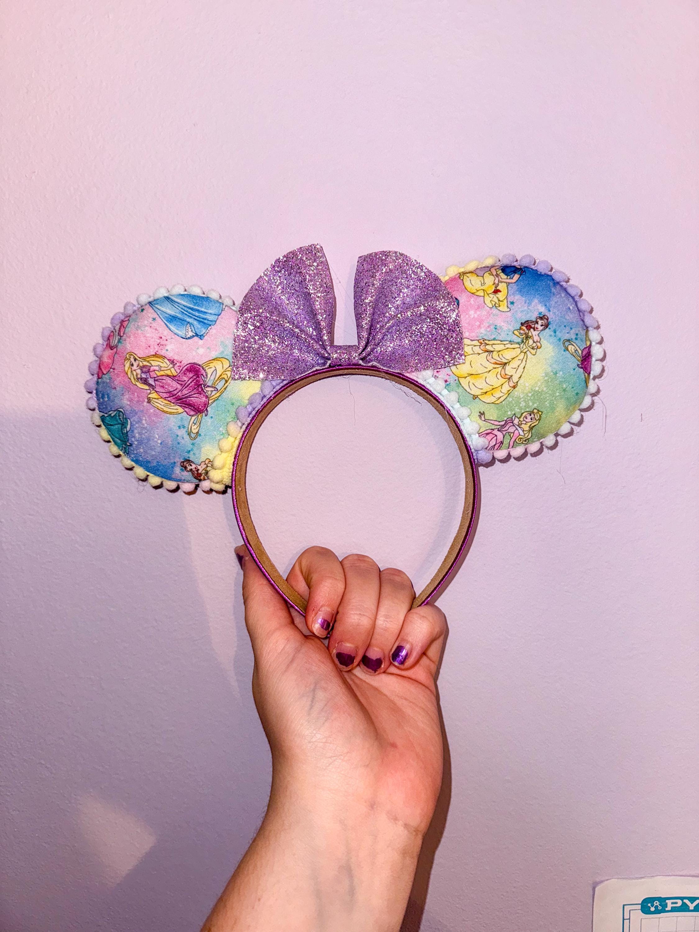 Handmade Disney Princesses  Inspired Mickey Ears