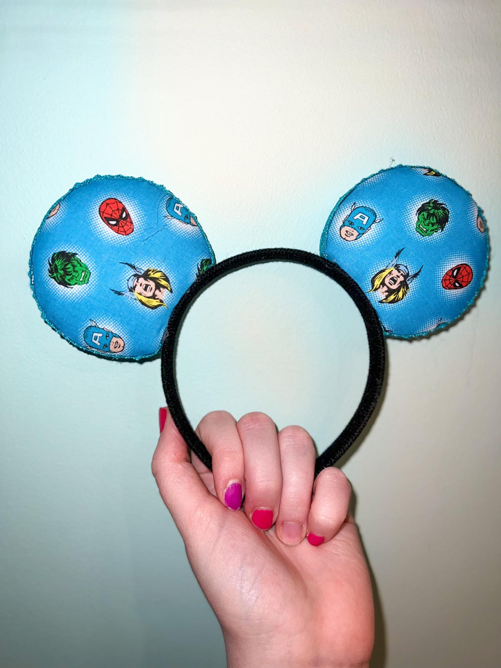 Handmade Marvel Avengers  Inspired Mickey Ears