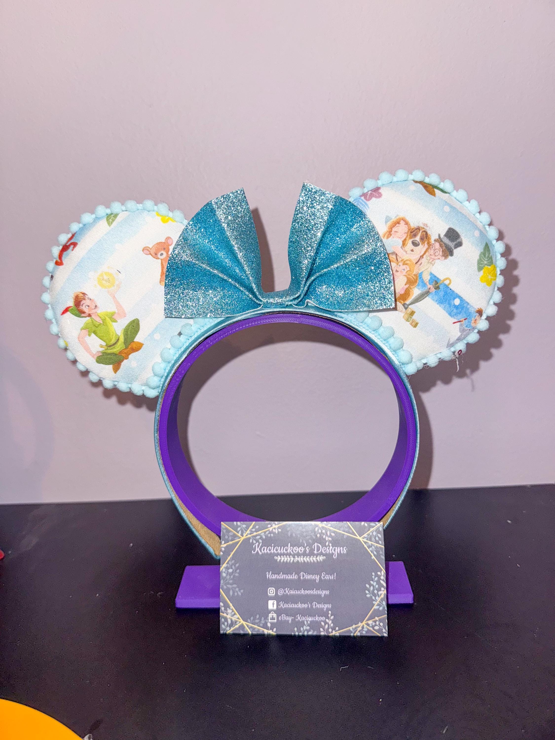 Handmade Disney Peter Pan/TinkerBell Inspired Mickey Ears
