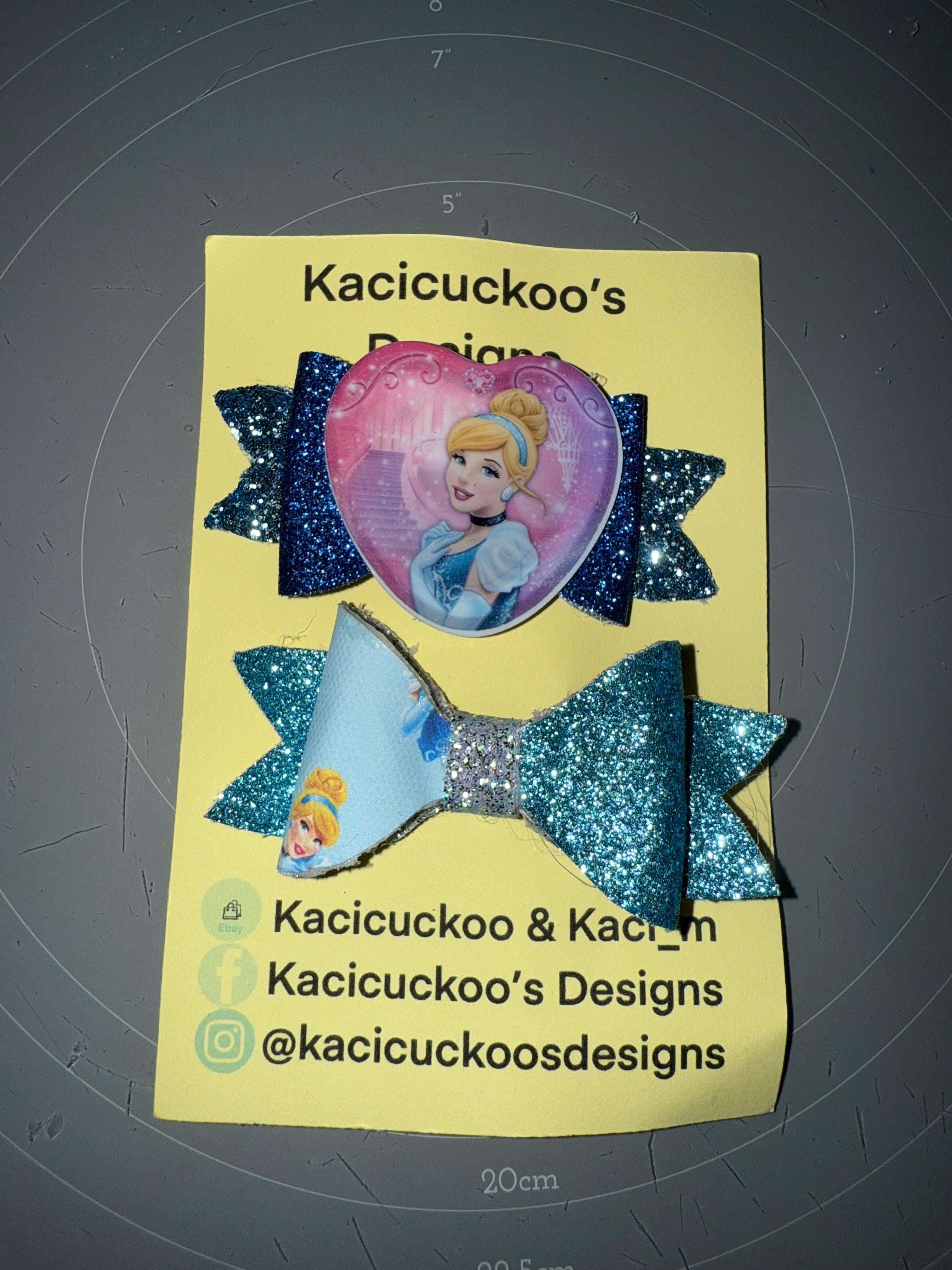 Handmade Disney Princess Inspired Bows