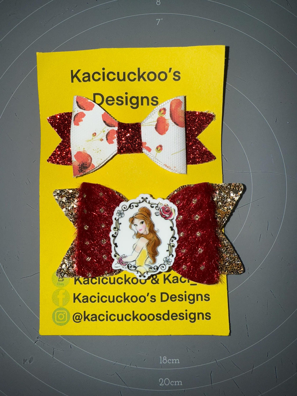 Handmade Disney Princess Inspired Bows