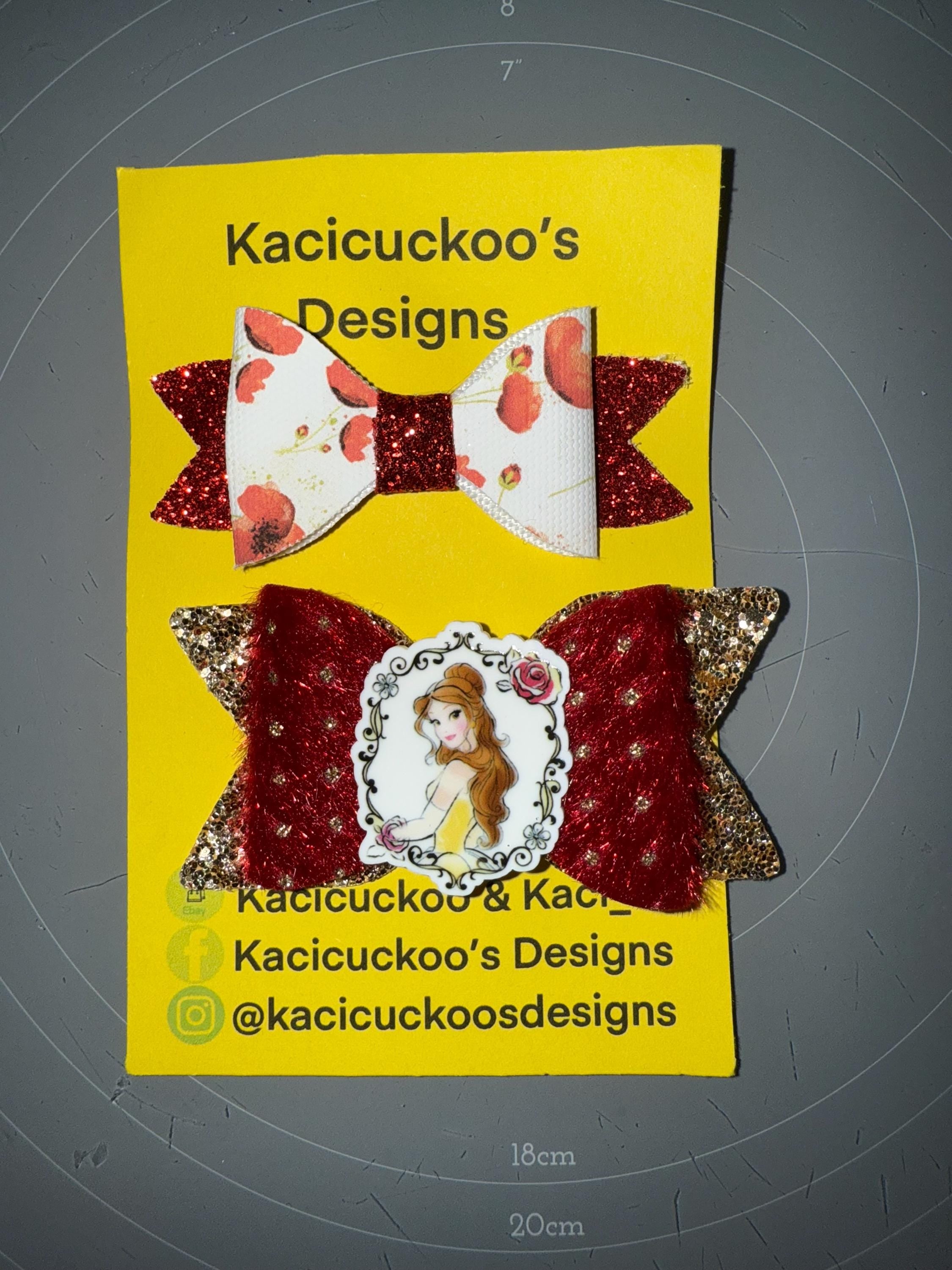 Handmade Disney Princess Inspired Bows