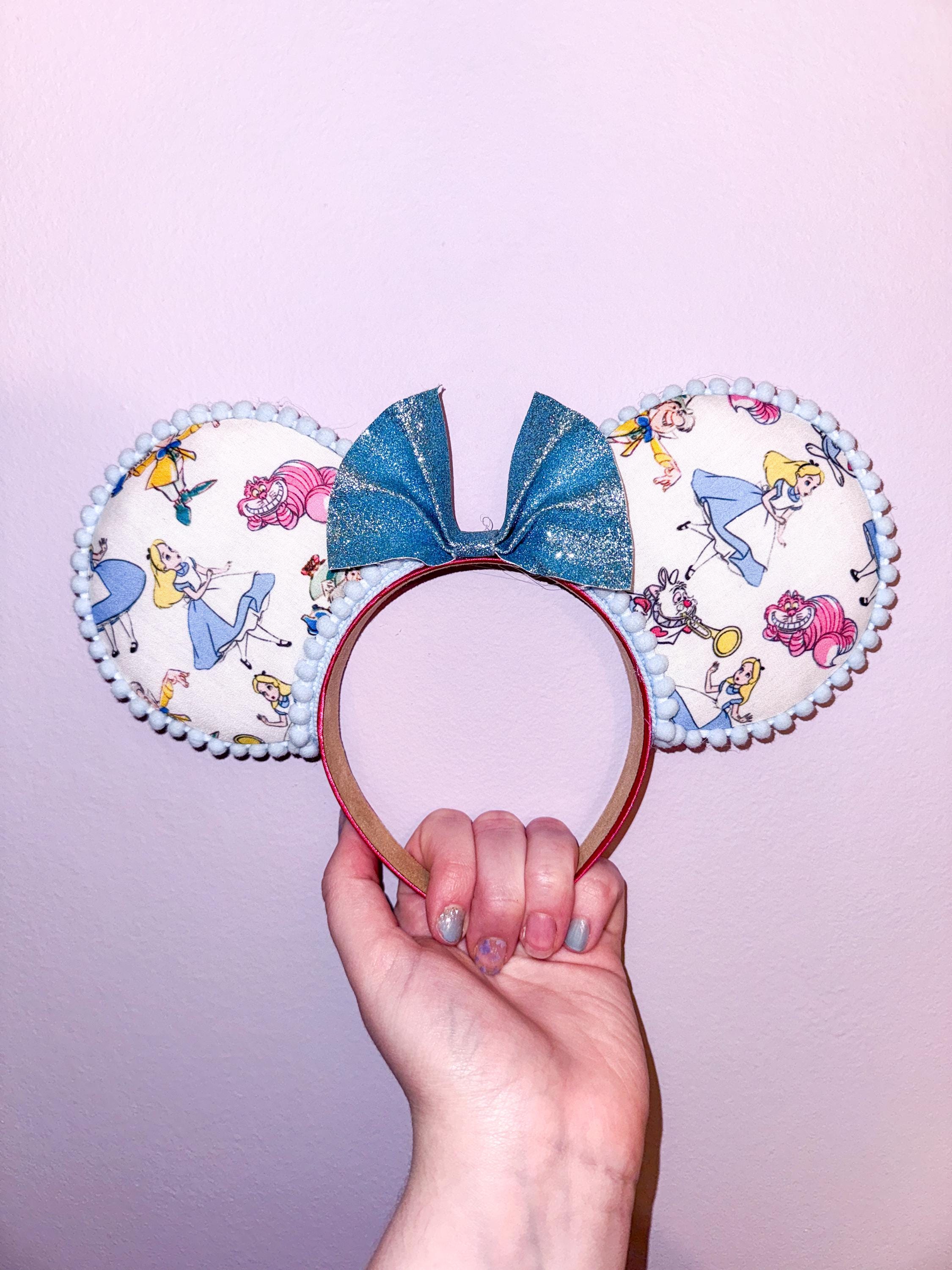 Handmade Alice In Wonderland Inspired Mickey Ears