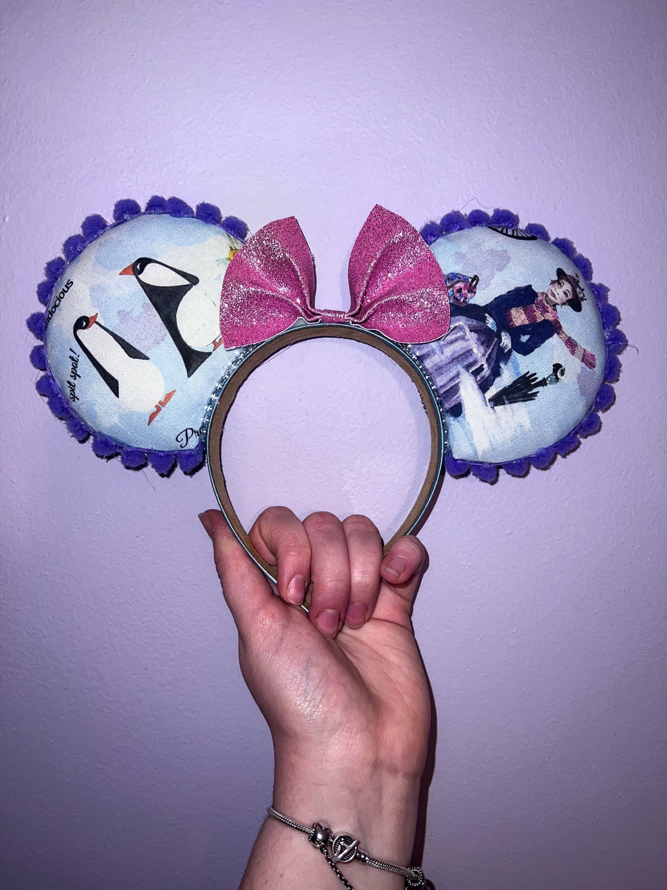Handmade Mary Poppins Inspired Mickey Ears