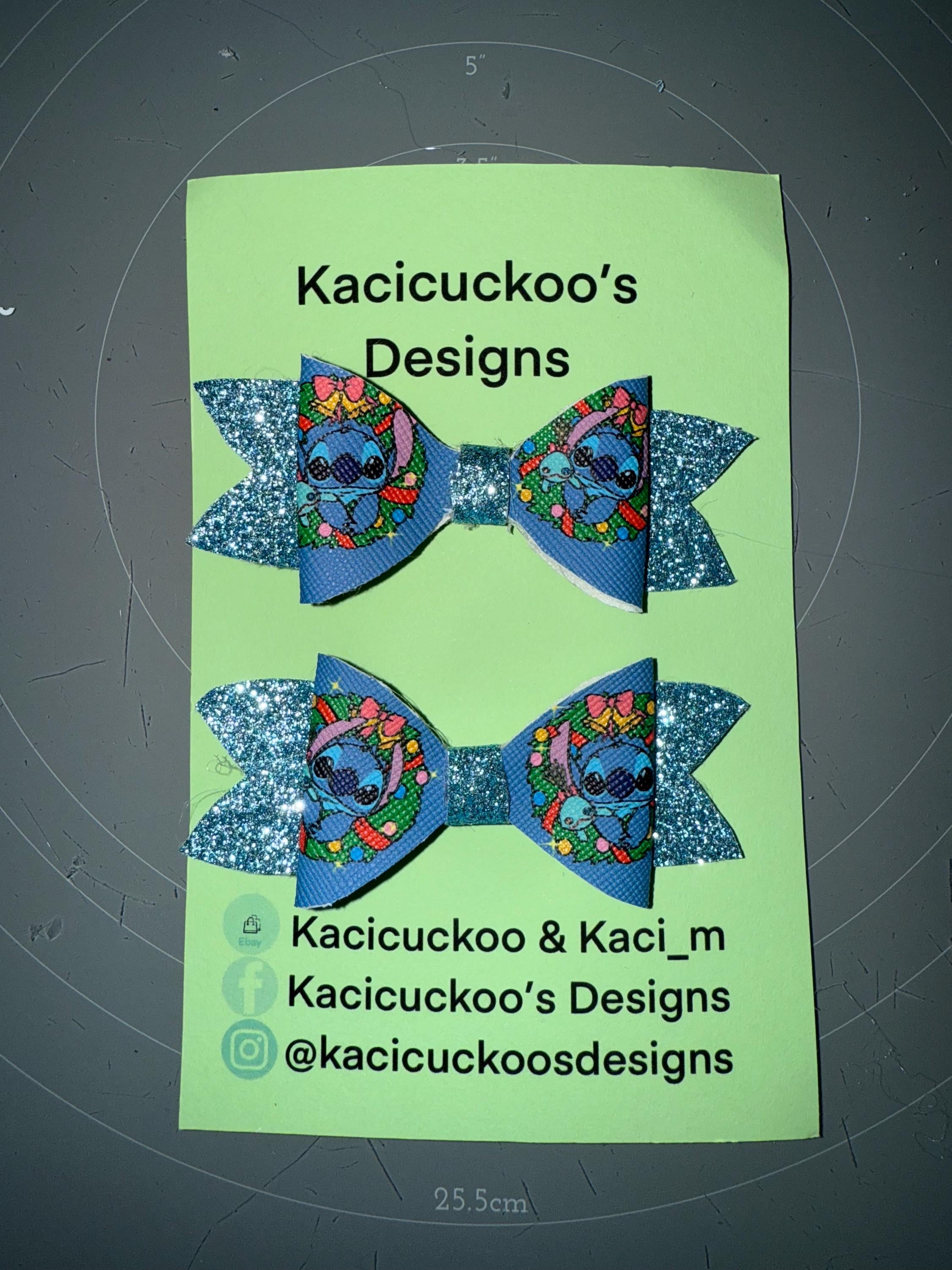 Handmade Stitch Christmas Inspired Bows