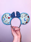 Handmade Alice In Wonderland Inspired Mickey Ears