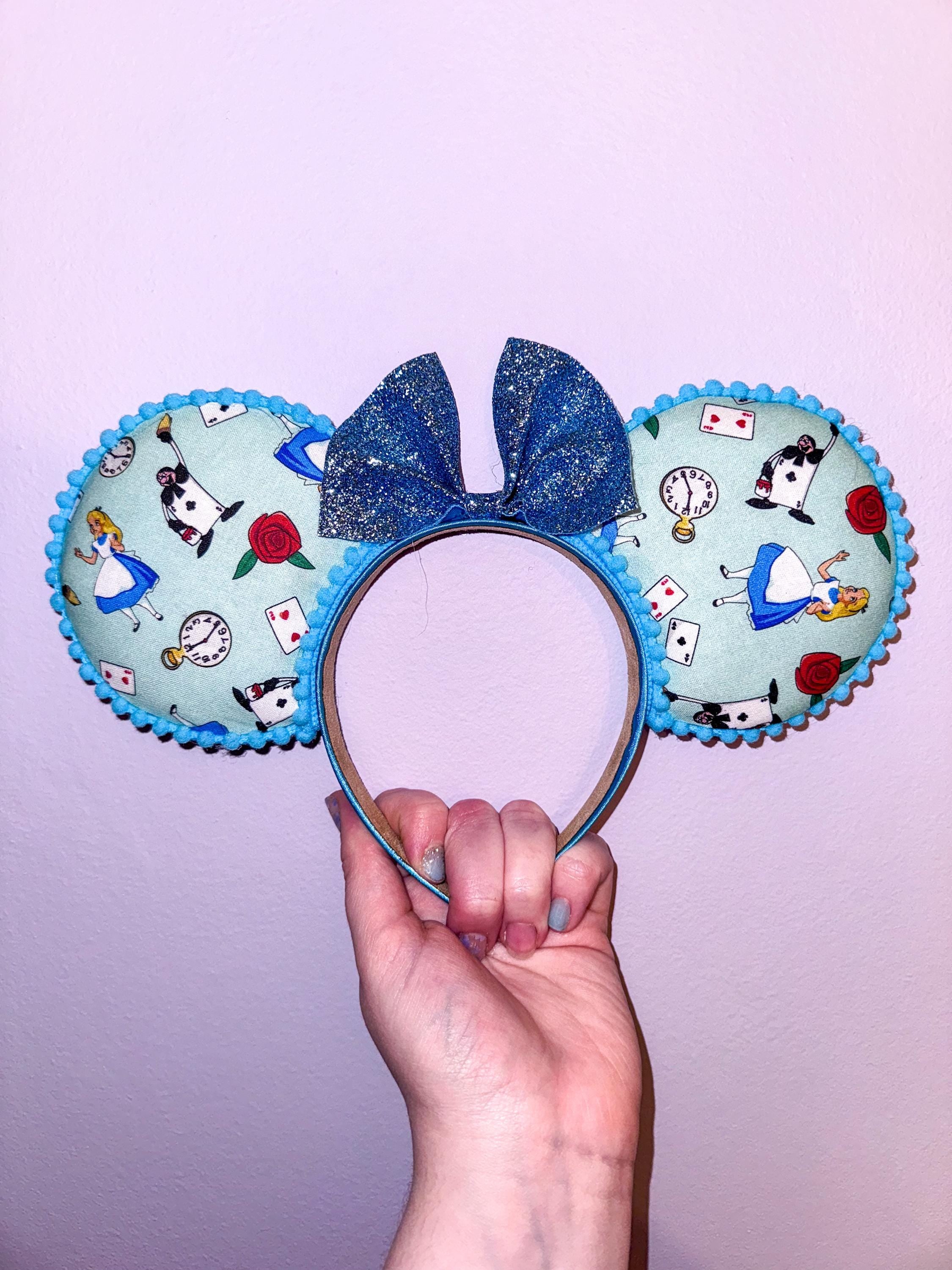 Handmade Alice In Wonderland Inspired Mickey Ears