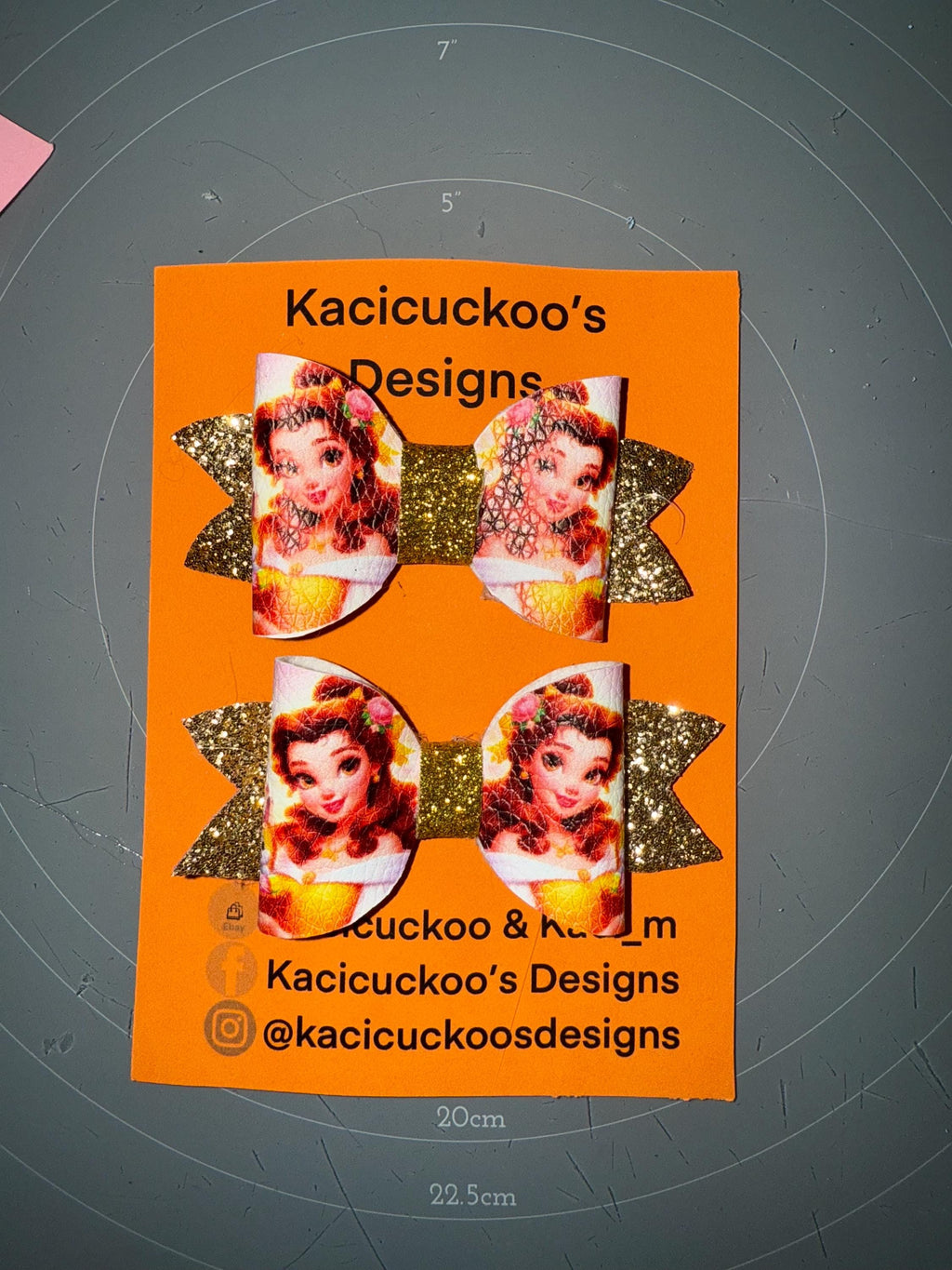 Handmade Disney Princess Inspired Bows