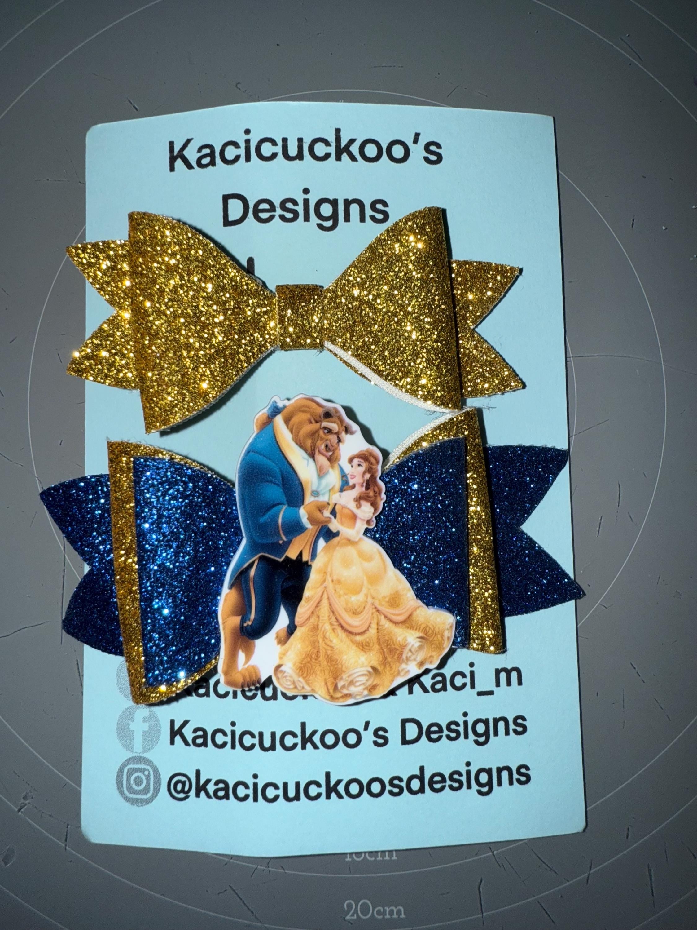 Handmade Disney Princess Inspired Bows