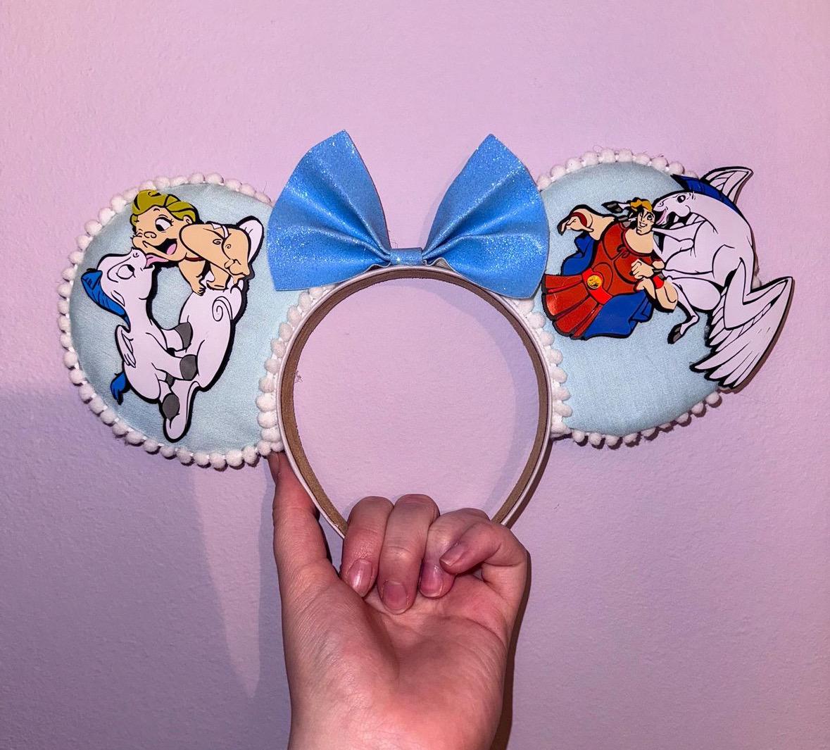 Handmade Hercules And Hades Inspired Mickey Ears