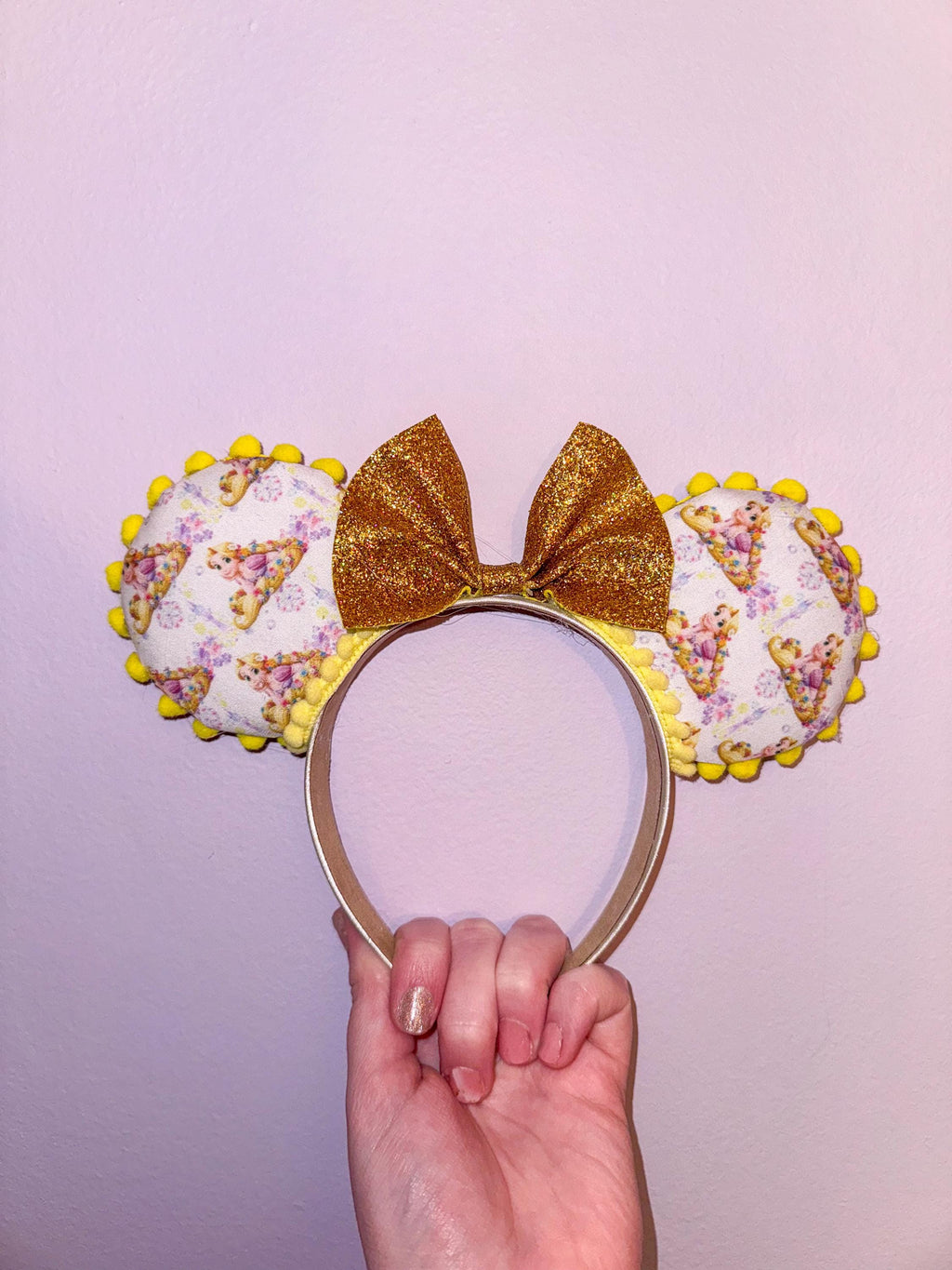 Handmade Disney Tangled Inspired Mickey Ears