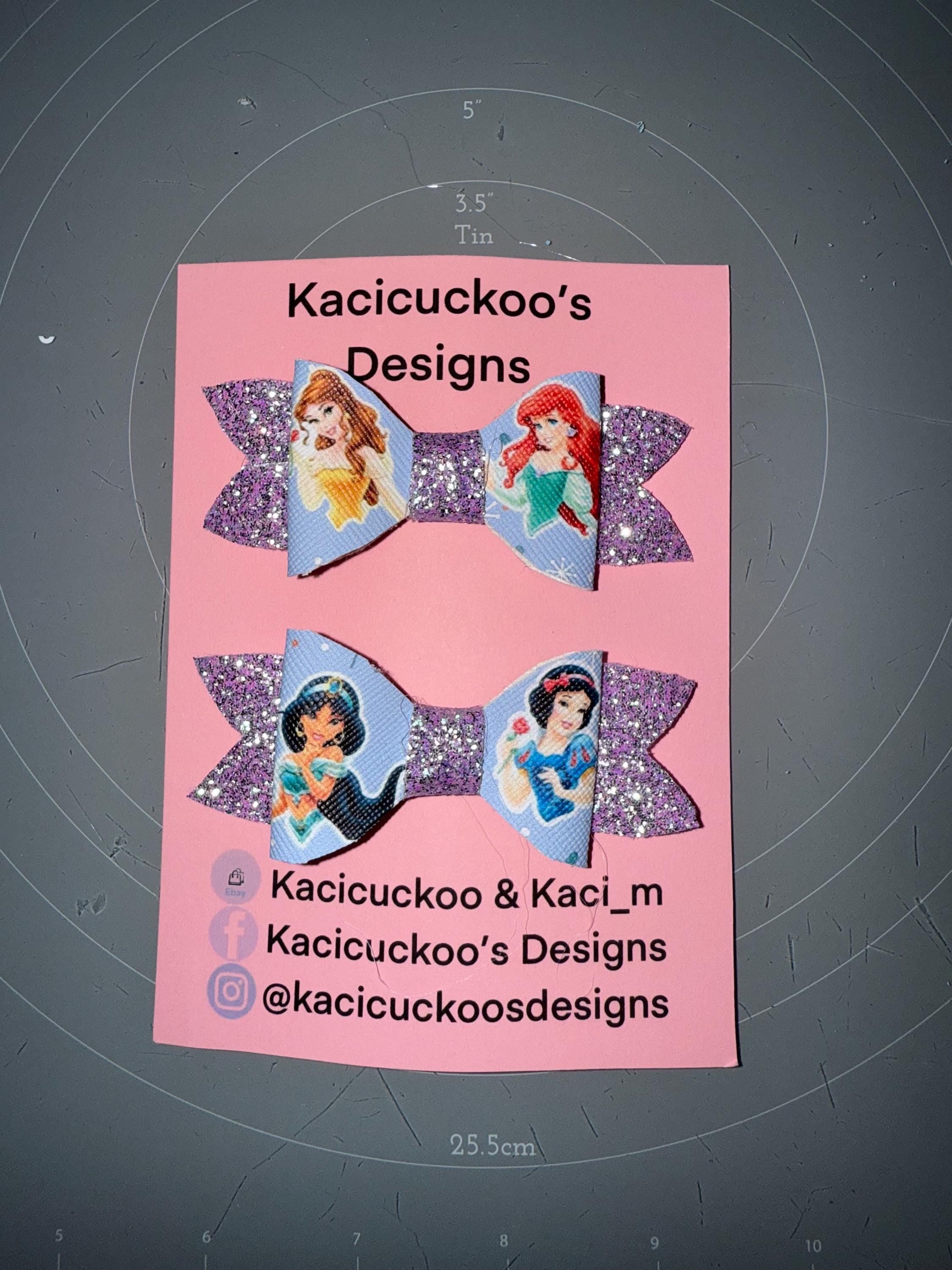 Handmade Disney Princess Inspired Bows