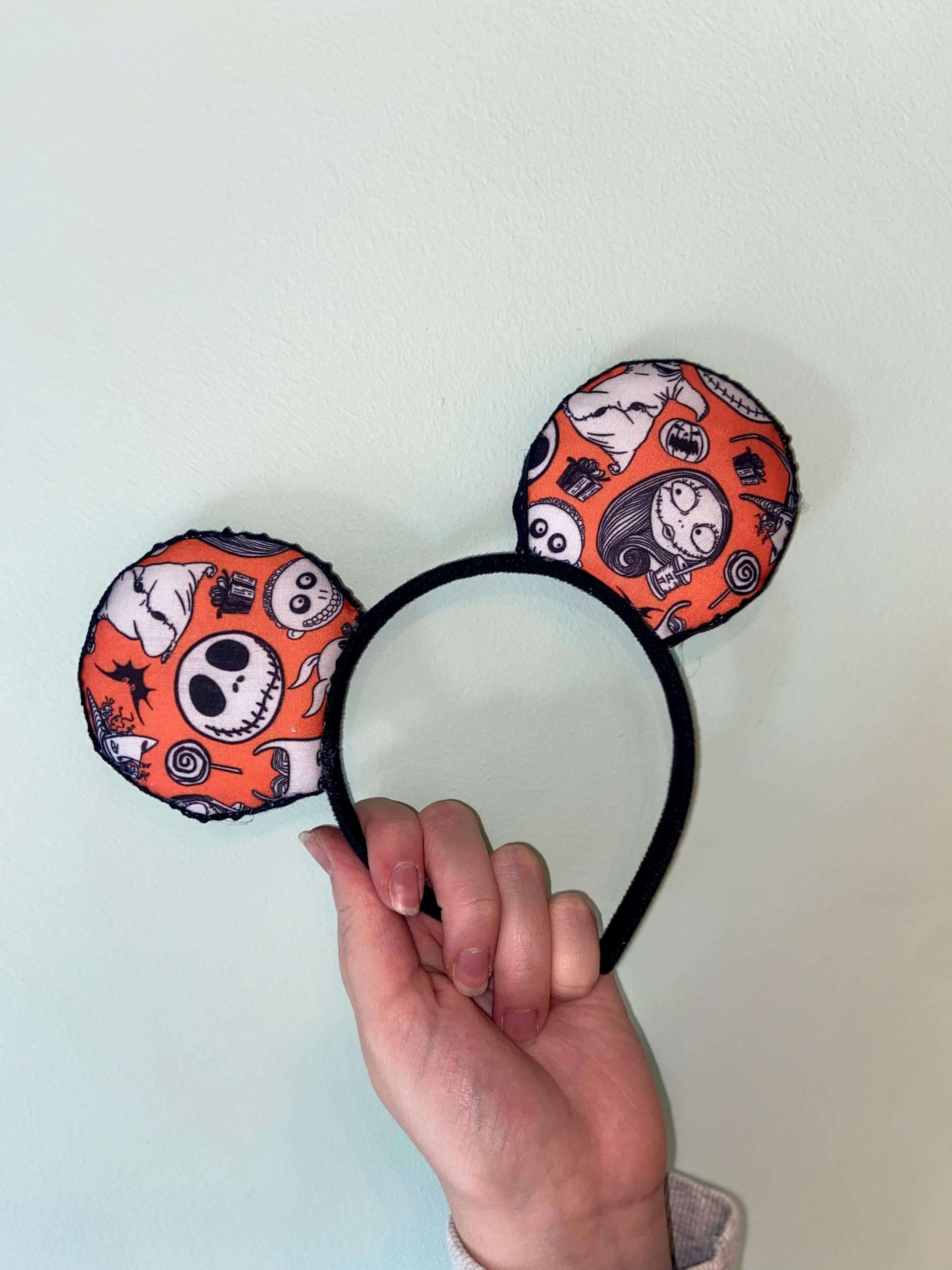 Handmade Nightmare Before Christmas Inspired Mickey Ears