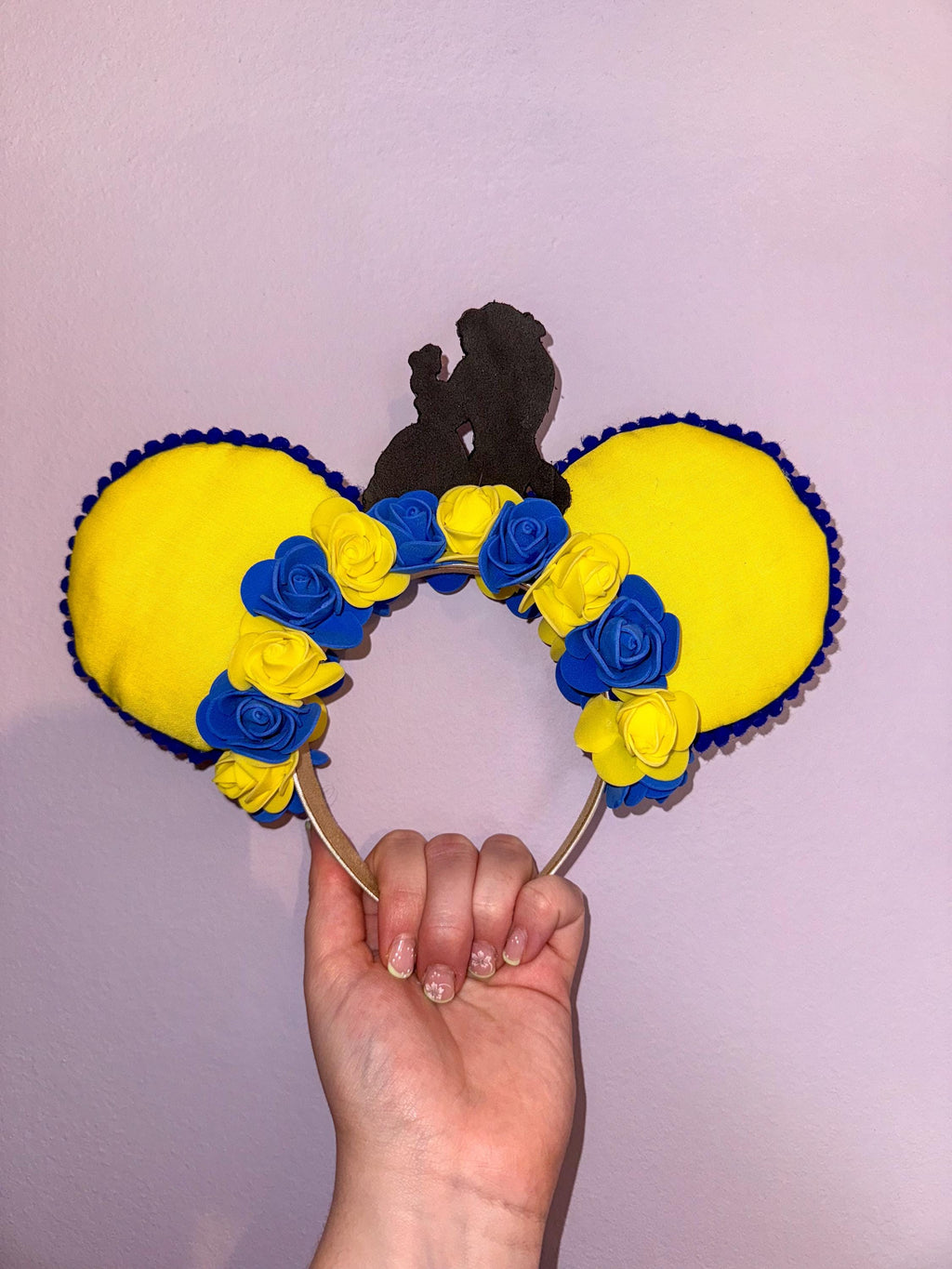 Handmade Disney Beauty And The Beast Inspired Mickey Ears