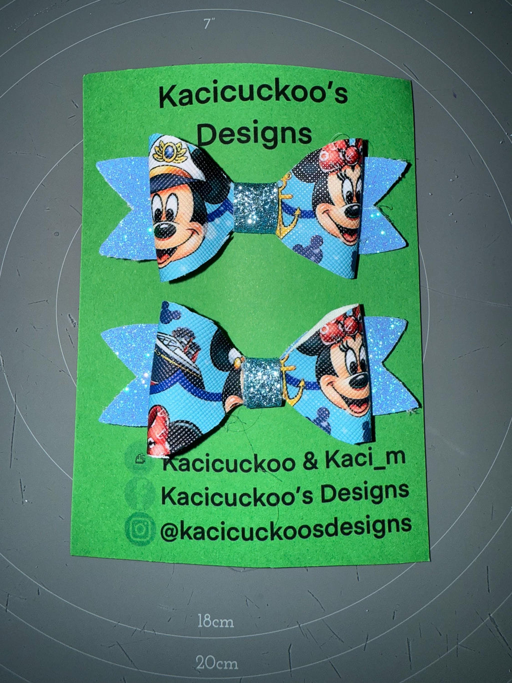 Handmade Disney Cruise Line Inspired Bows