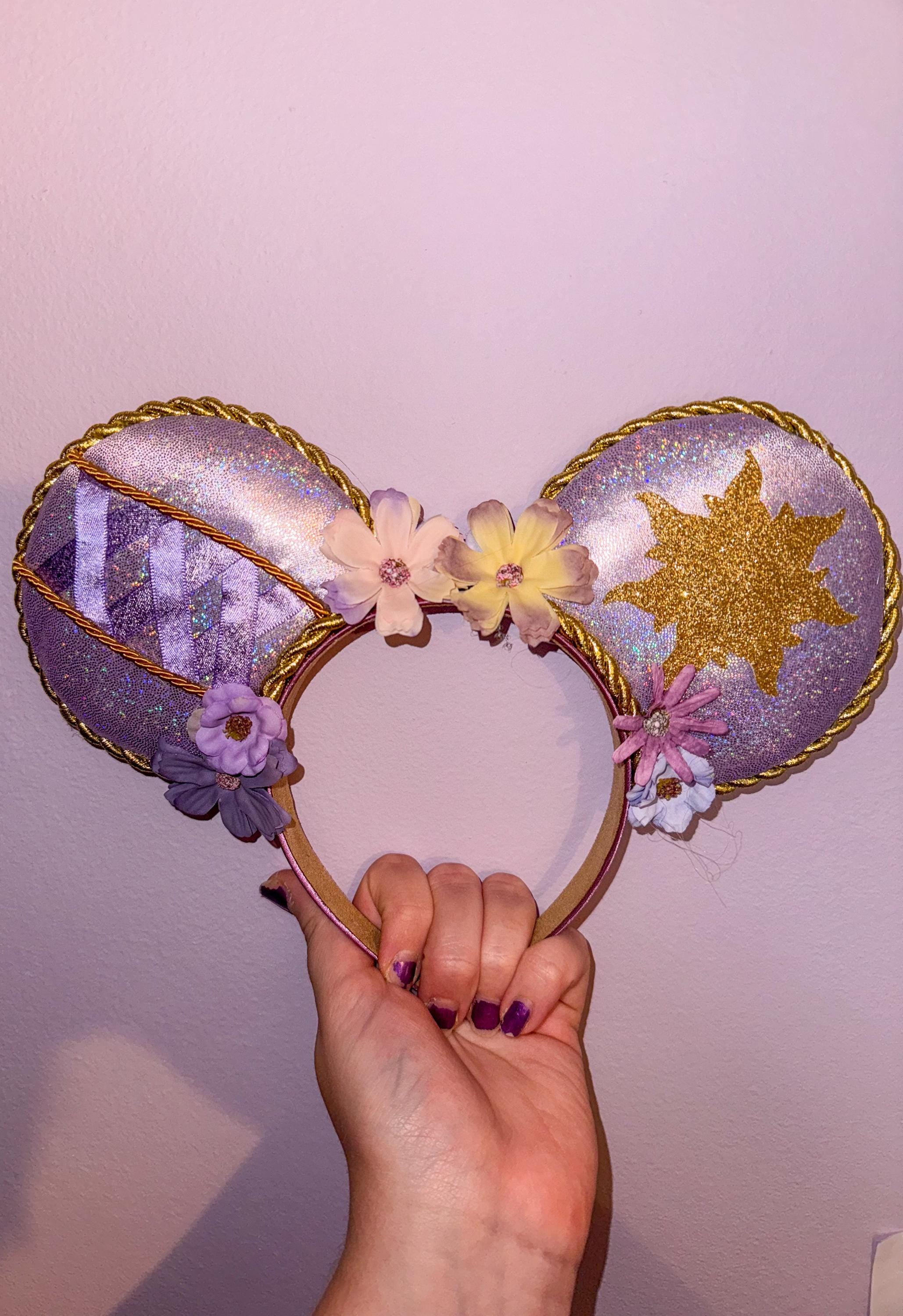 Handmade Disney Tangled Inspired Mickey Ears