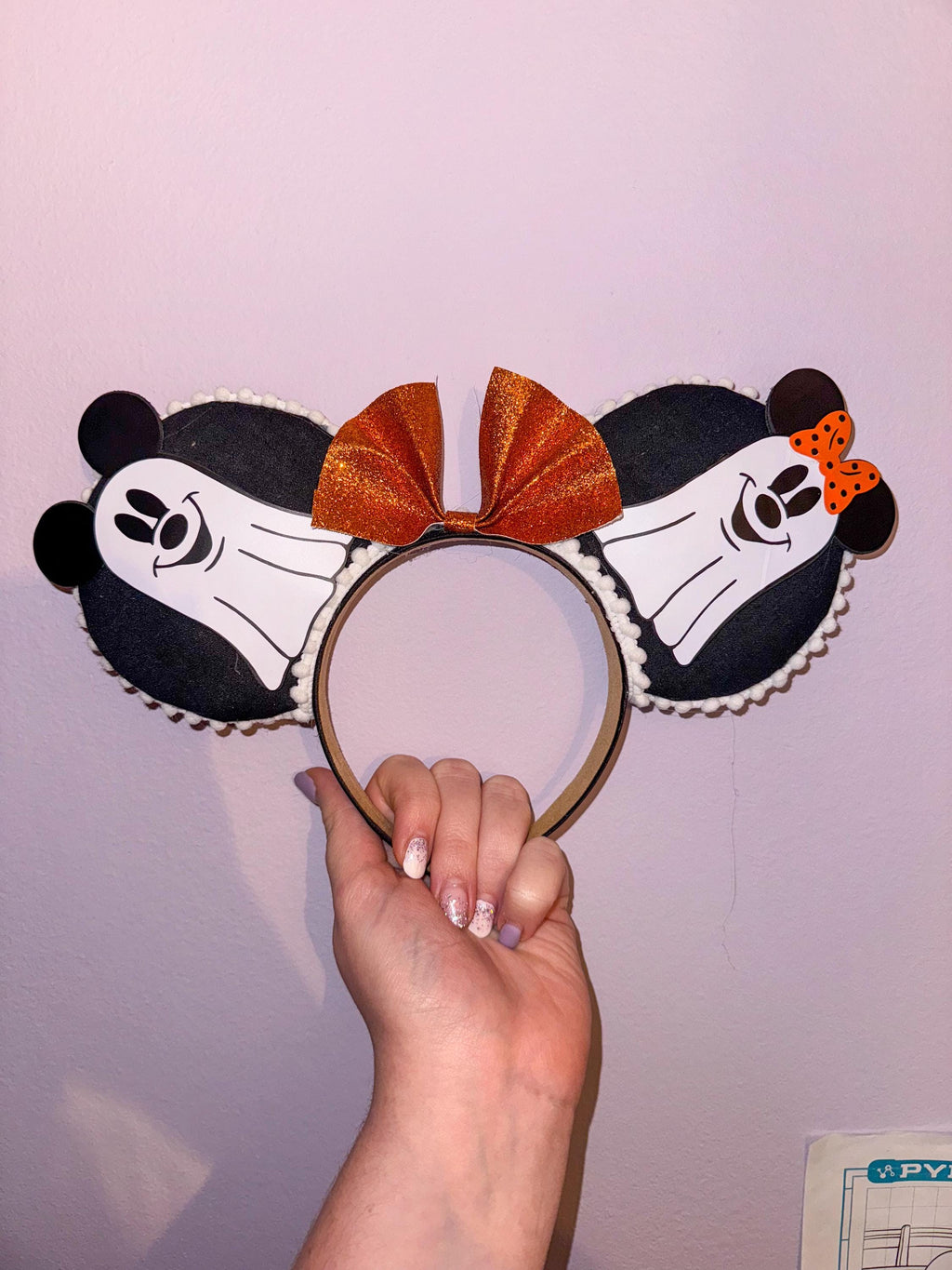 Handmade Halloween nspired Mickey Ears