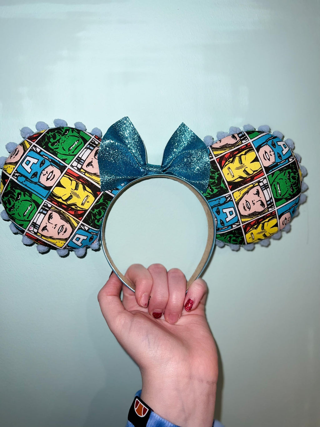 Handmade Marvel Avengers  Inspired Mickey Ears