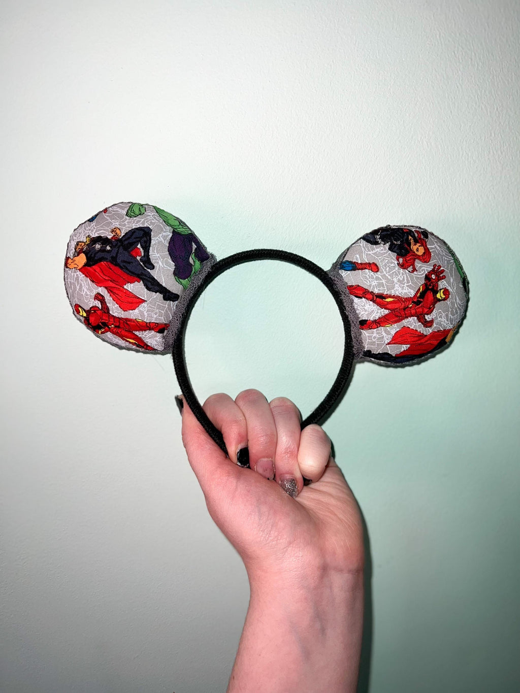 Handmade Marvel Avengers  Inspired Mickey Ears