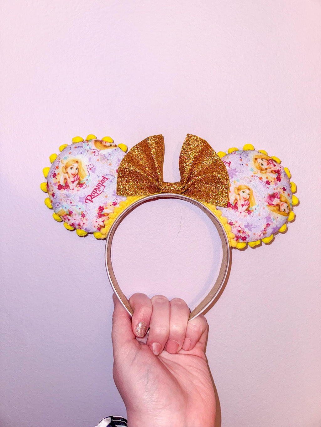 Handmade Disney Tangled Inspired Mickey Ears