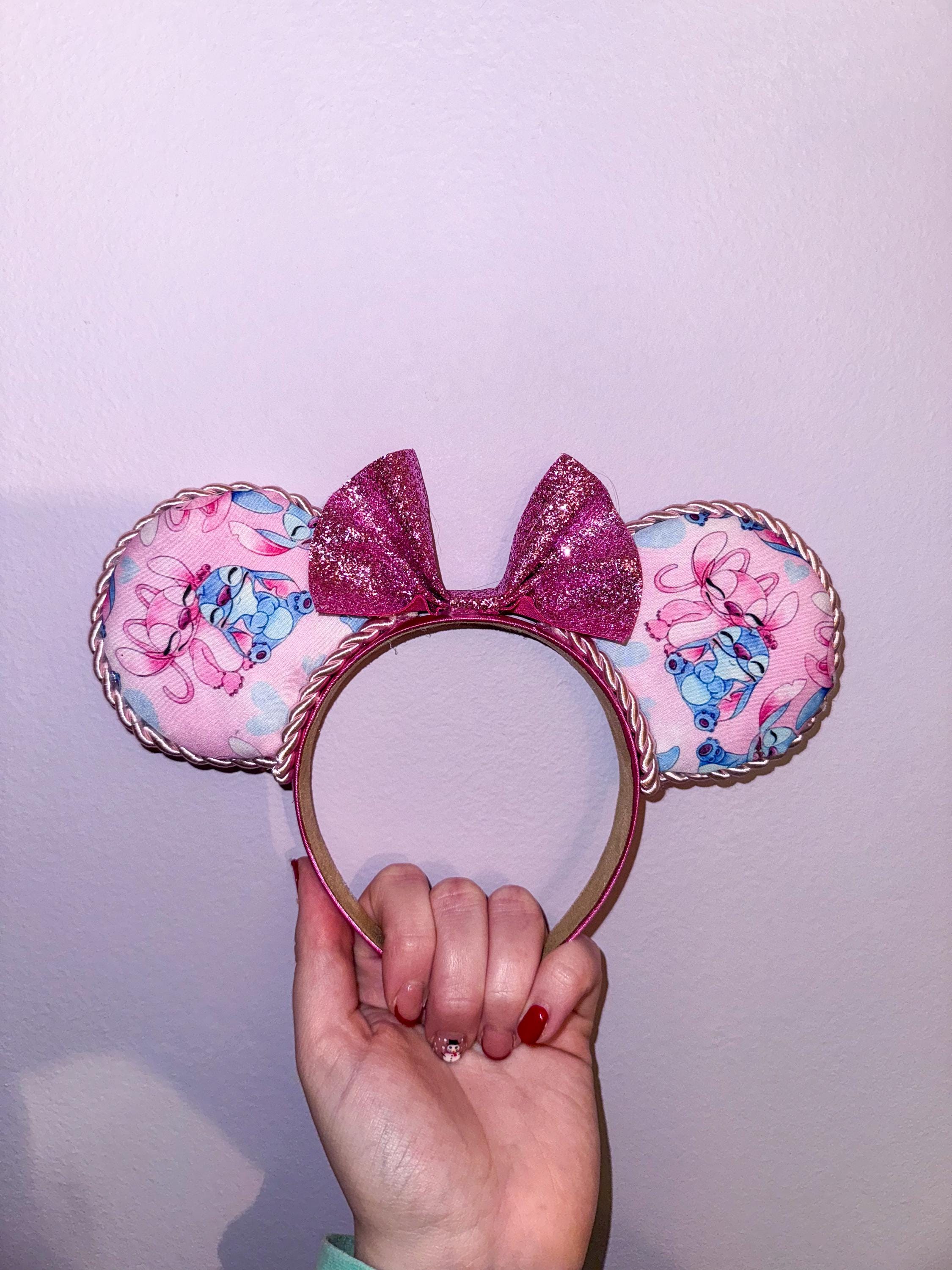 Handmade Disney Stitch And Angel Inspired Mickey Ears