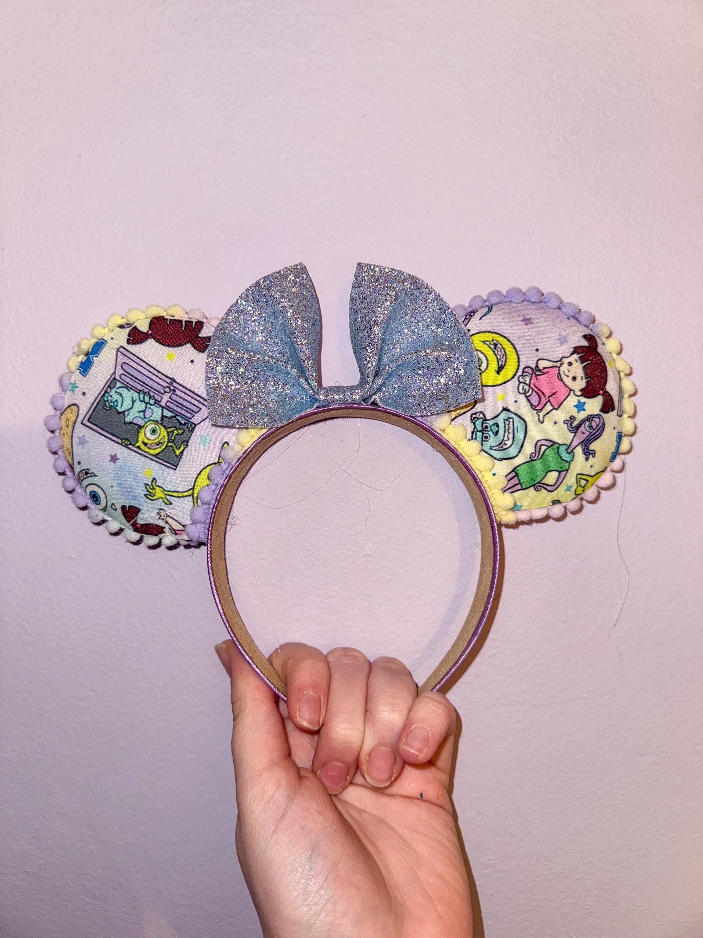 Handmade Disney Pixar Monsters Inc  Inspired Mickey Ears
