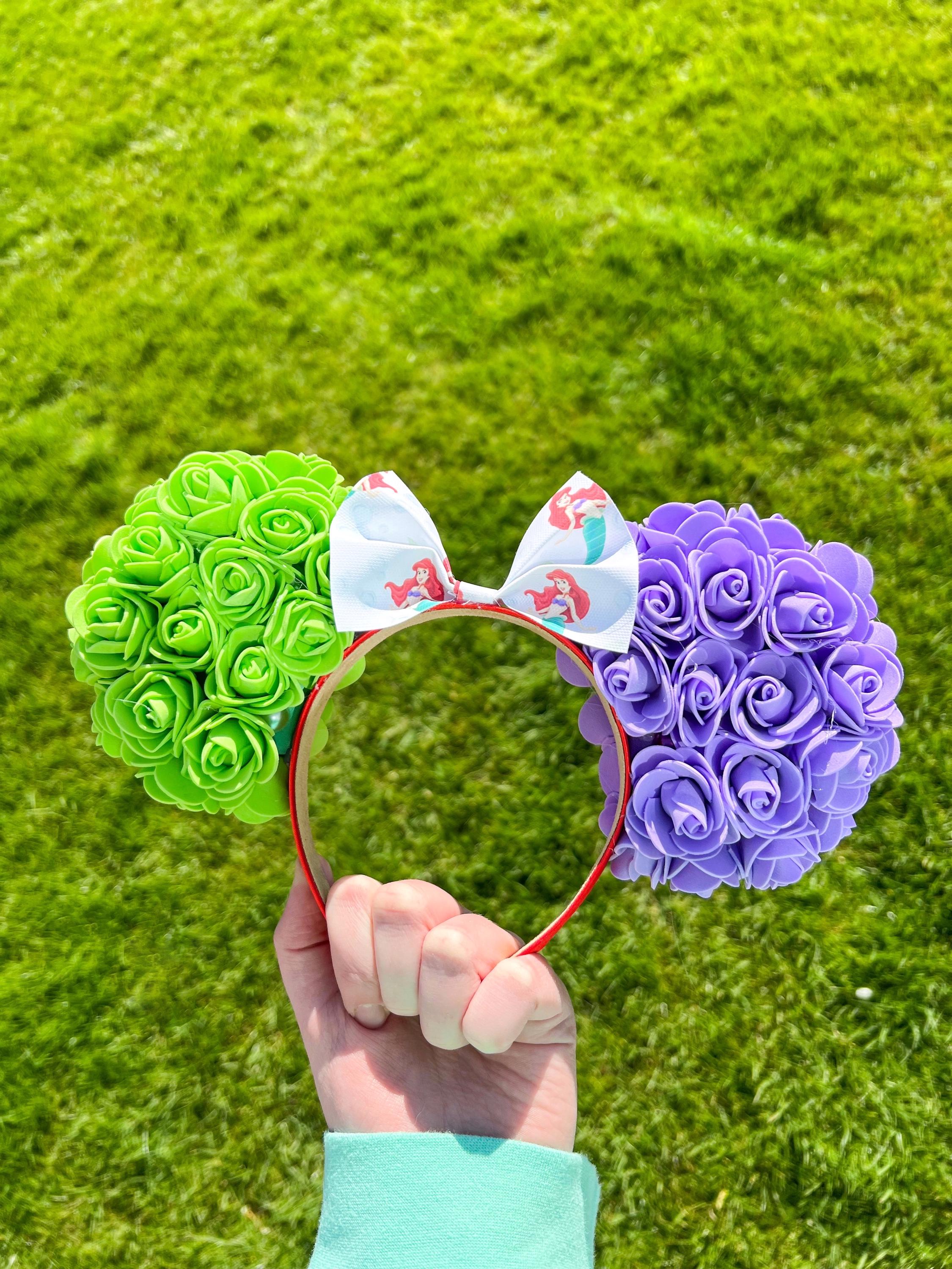 Handmade Disney Little Mermaid Inspired Mickey Ears