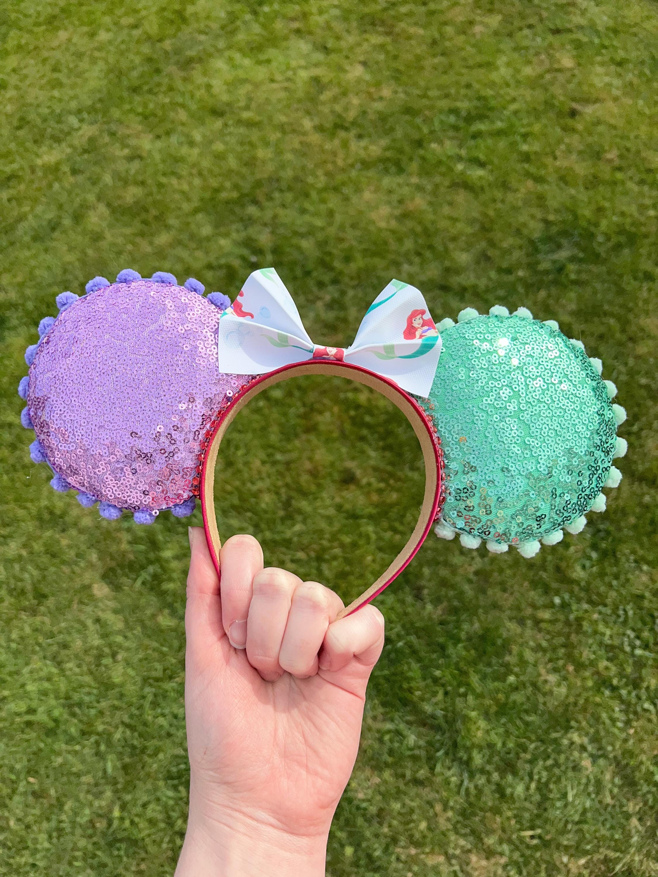 Handmade Disney Little Mermaid Inspired Mickey Ears