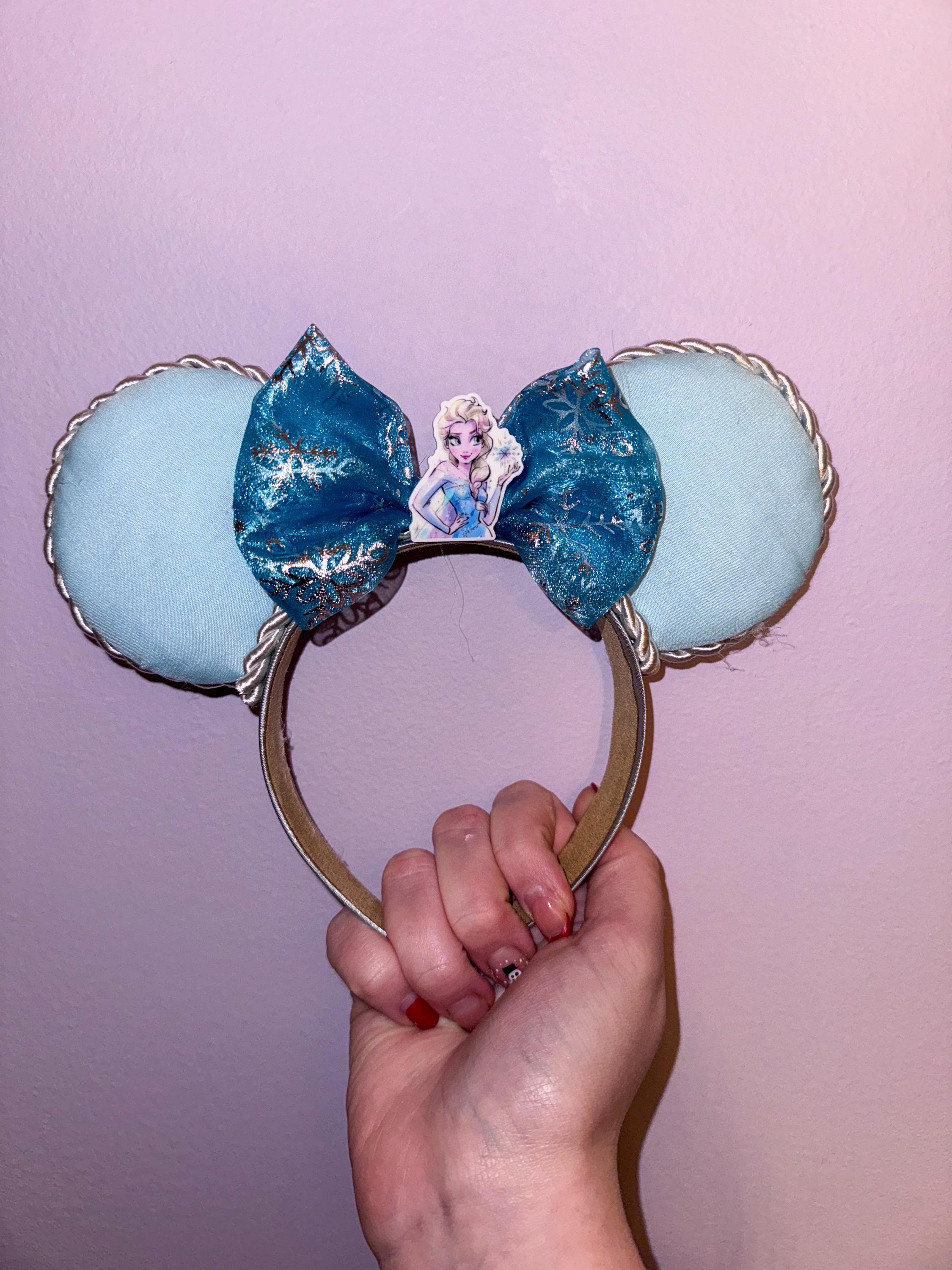 Handmade Disney Frozen  Inspired Mickey Ears