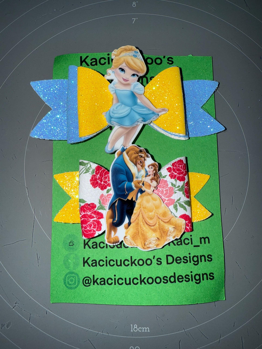 Handmade Disney Princess Inspired Bows