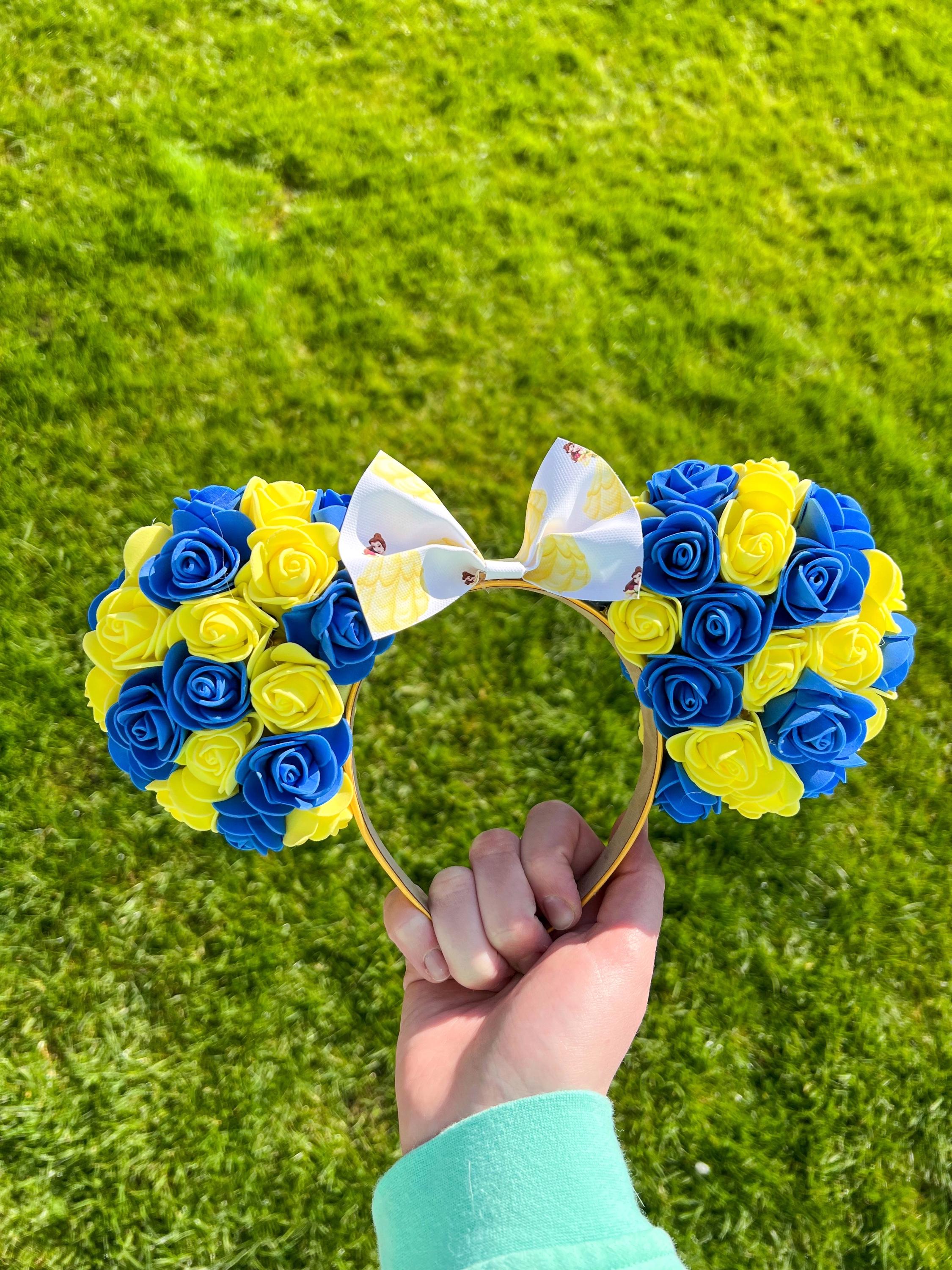 Handmade Disney Beauty And The Beast Inspired Mickey Ears