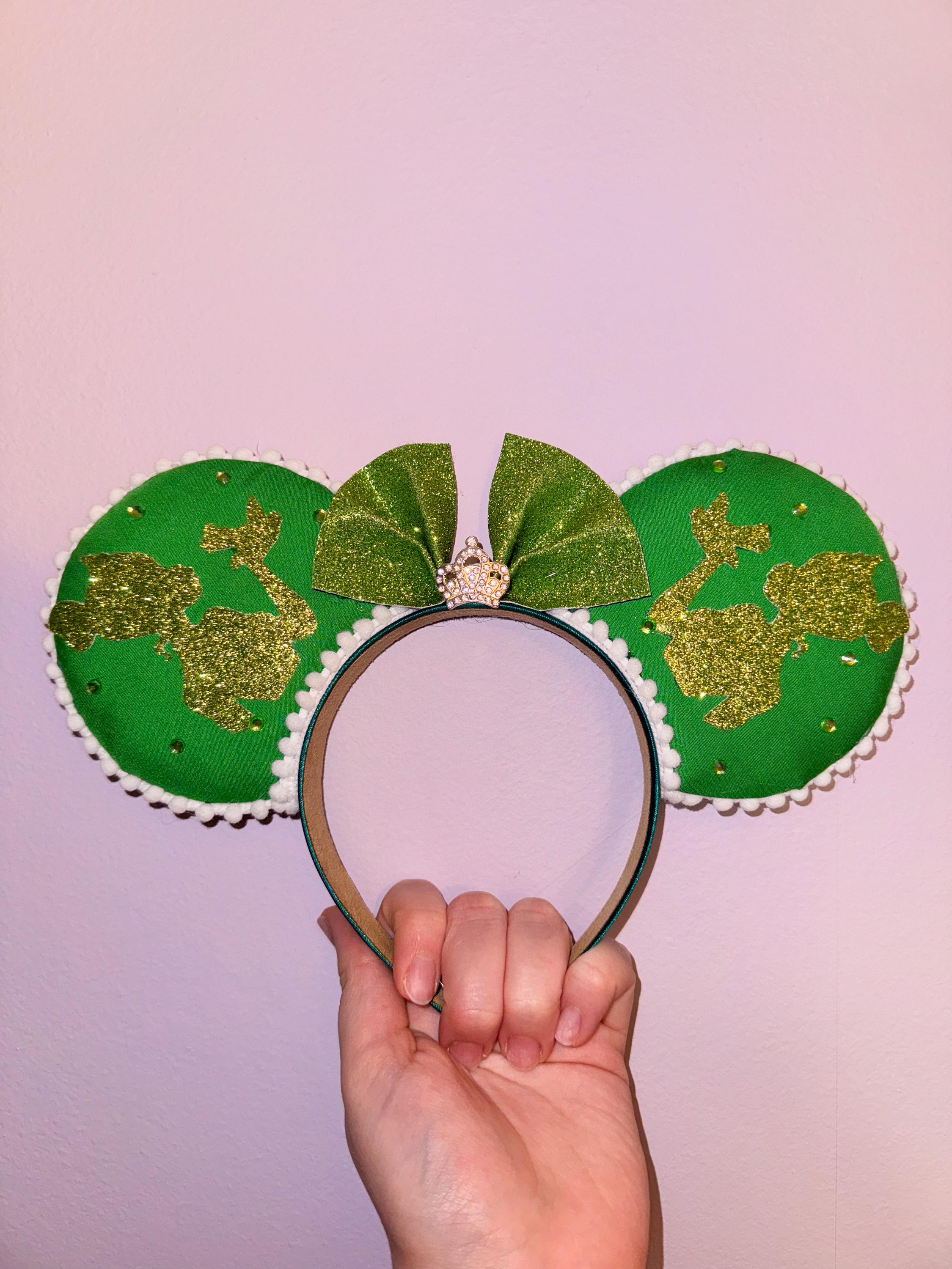Handmade Princess And The Frog Tiana Inspired Mickey Ears