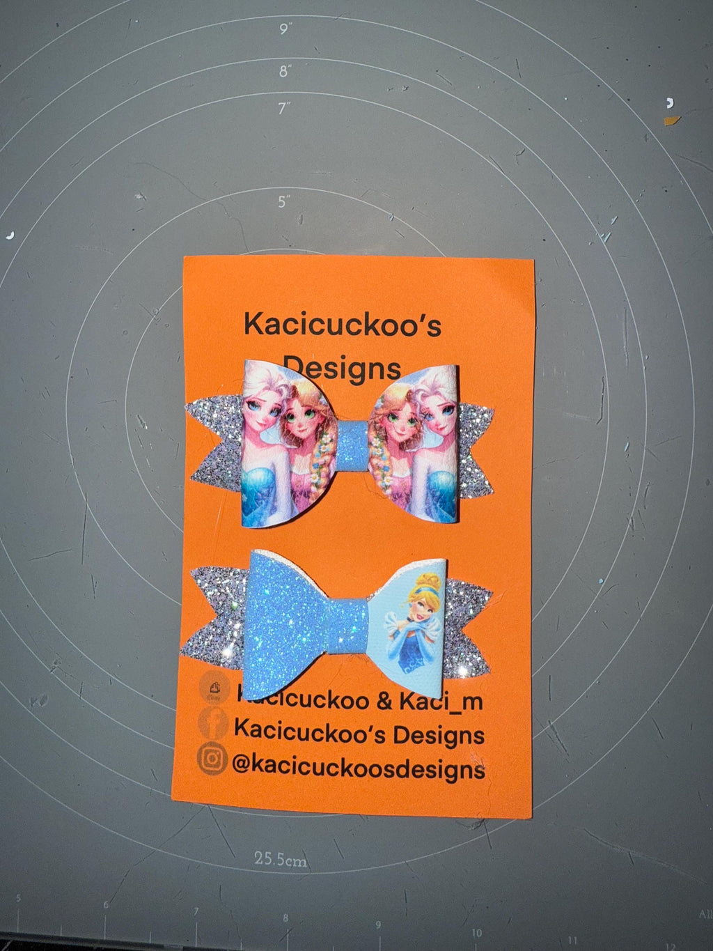 Handmade Disney Princess Inspired Bows